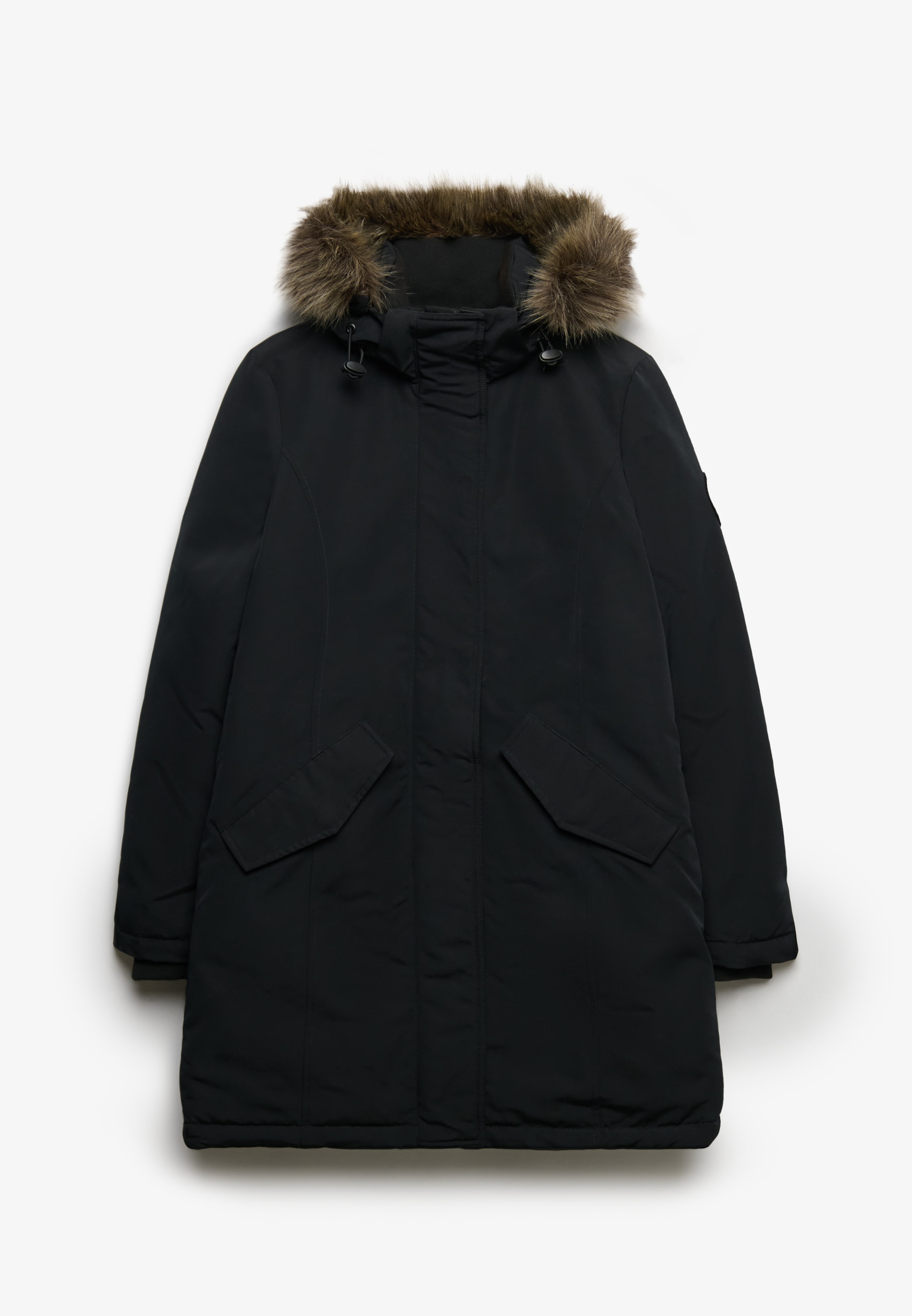 Superdry Parka »HOODED EVEREST PARKA JACKET« avec capuche Kunstfaser, relaxed fit