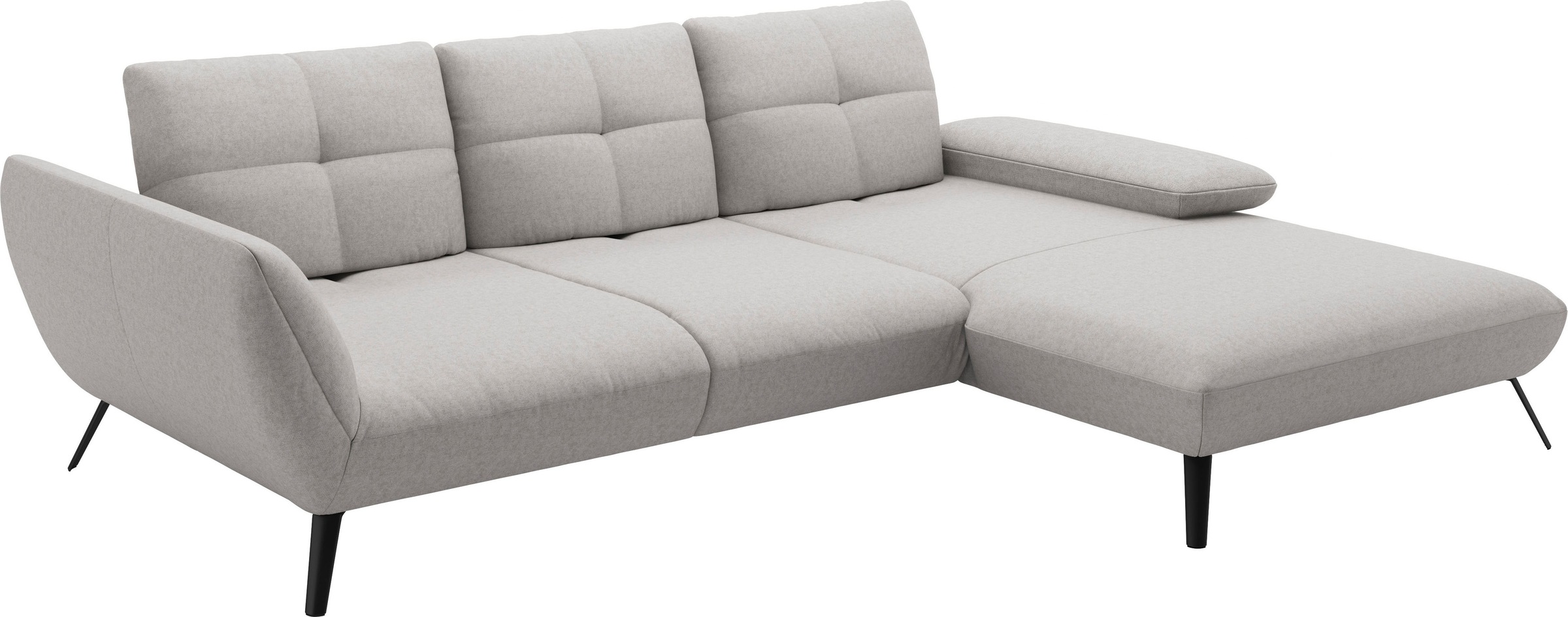 Places of Style Ecksofa »Mikado L-Form«, inkl. Sitztiefenverstellung und Armteilverstellung