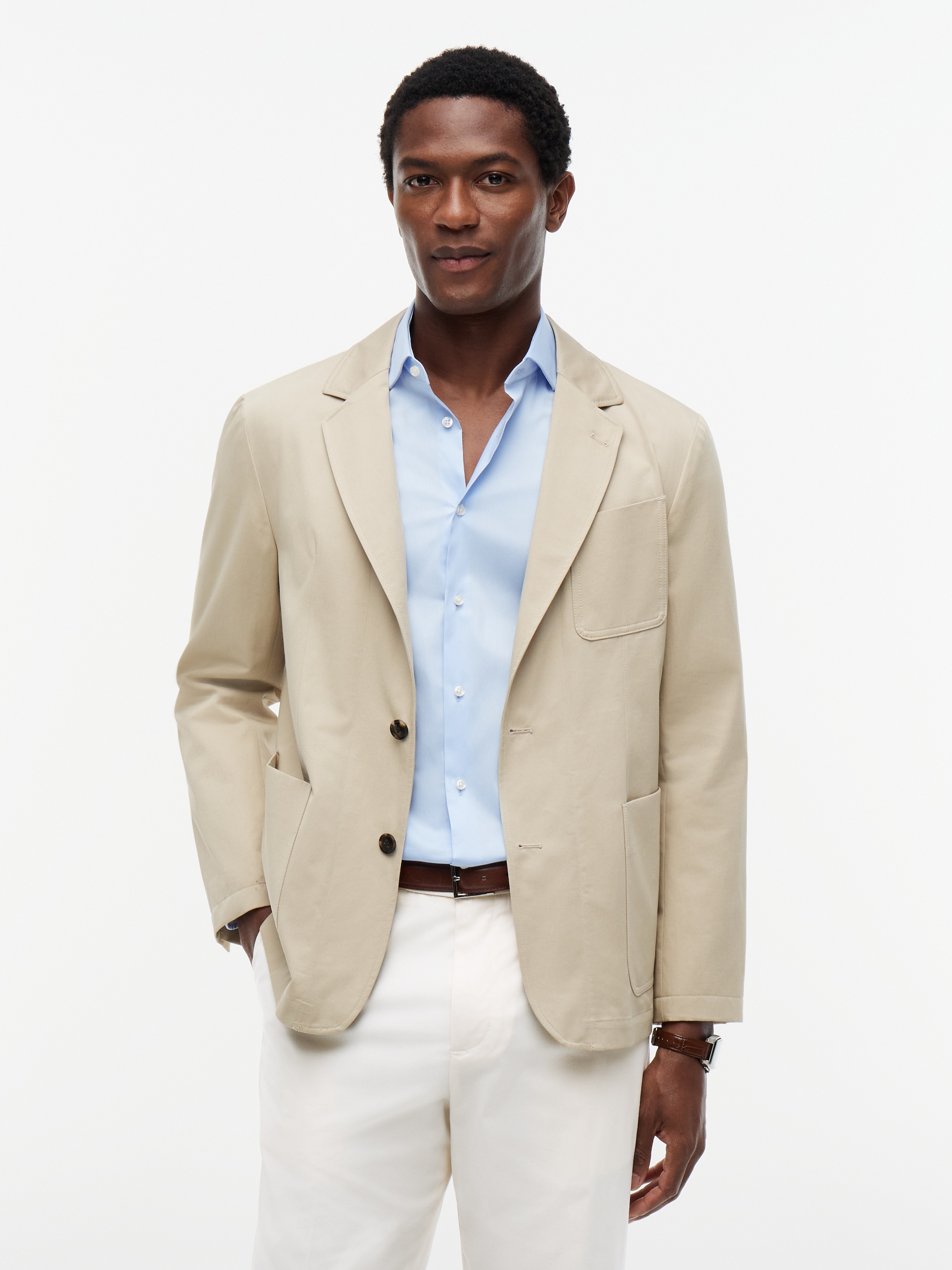 Image of Tommy Hilfiger Sakko "Premium Line Tech-Cotton Performance Anzug" Premium Casual Everyday Sakko Anzug