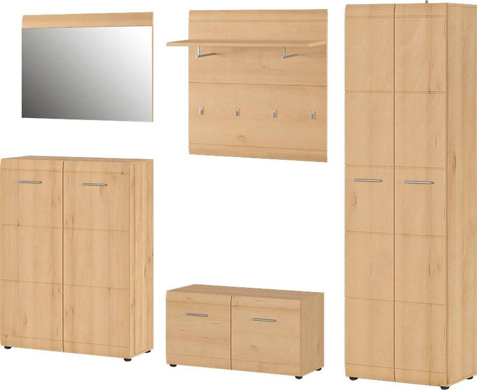 Image of GERMANIA Garderoben-Set »Adana«, (Set, 5 St.), Farbe weiss mit Hochglanz Fronten bei Ackermann Versand Schweiz