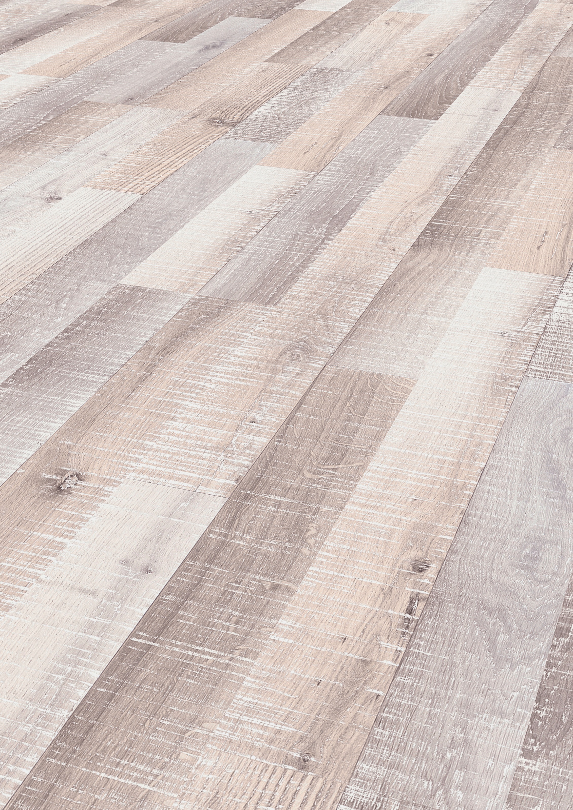 Image of ter Hürne Laminat »Eiche sägerau-grauweiss«, mit fühlbarer Oberfläche und Klicksystem bei Ackermann Versand Schweiz