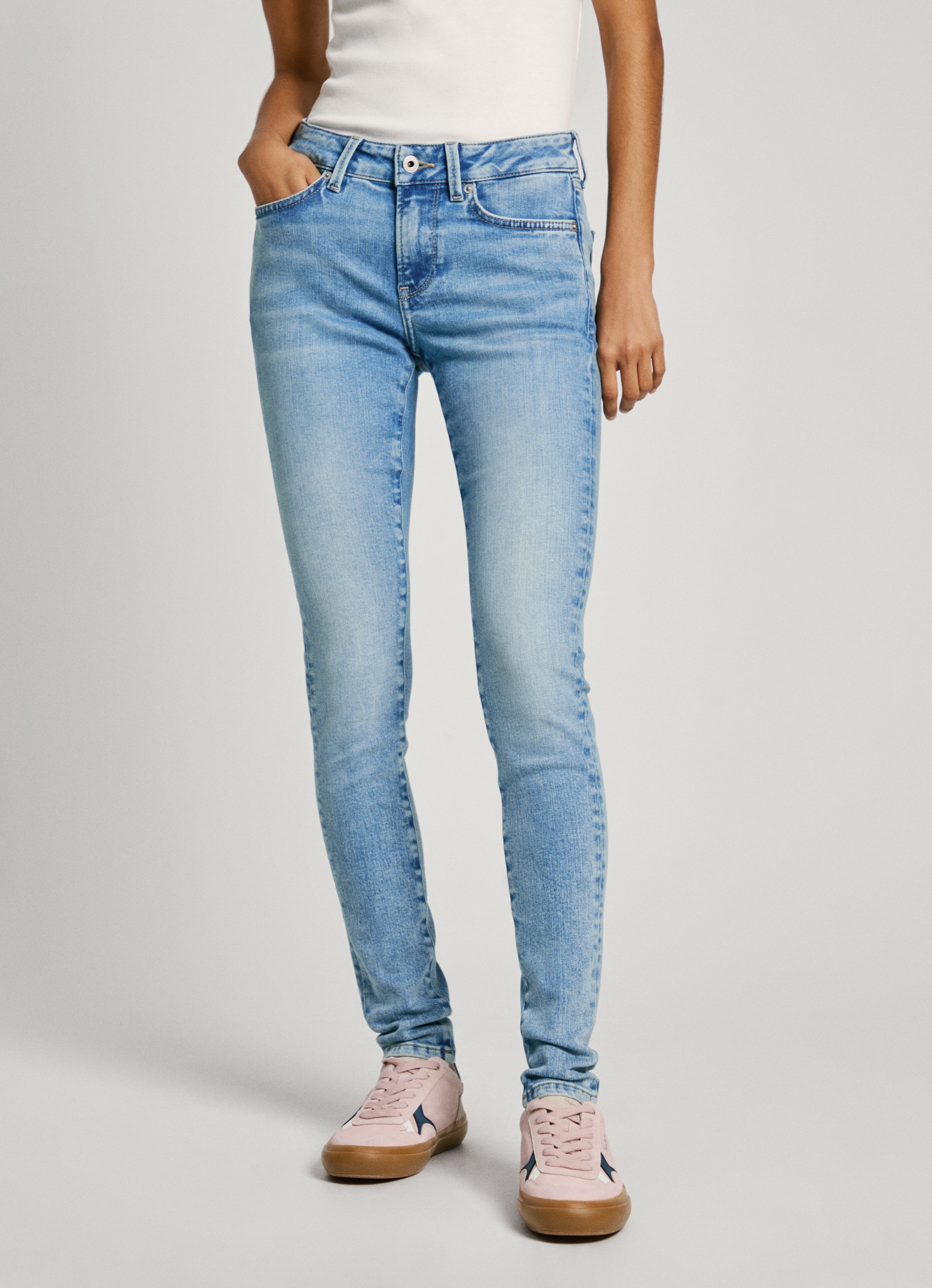 Skinny-fit-Jeans »SKINNY JEANS LW«, in verschiedenen Waschungen