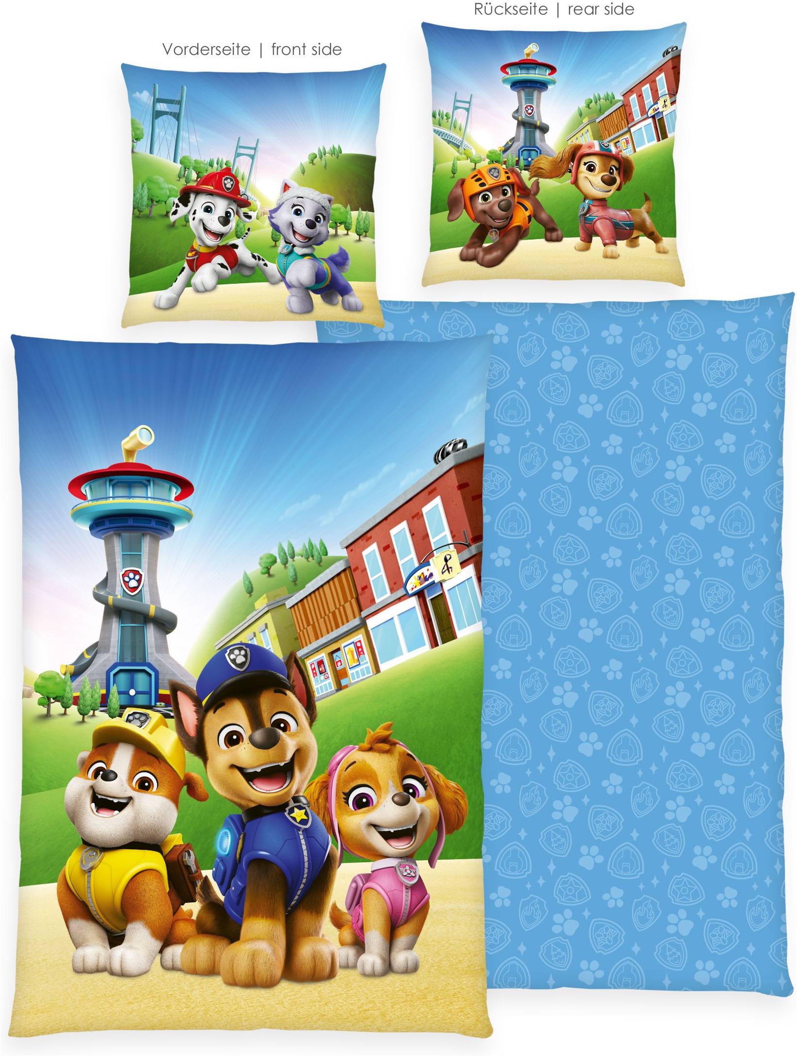 Image of PAW PATROL Kinderbettwäsche "Paw Patrol" 2 Wendebettwäsche