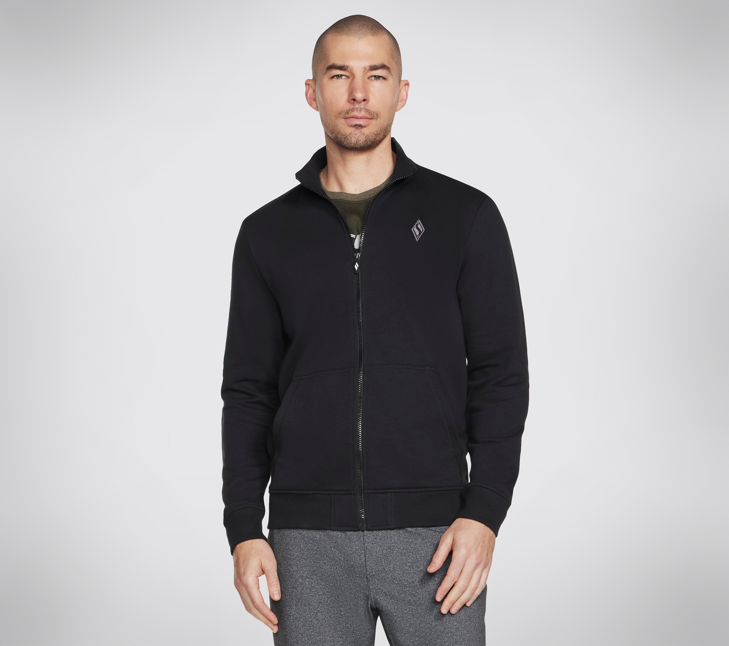 Image of Skechers Kapuzensweatjacke "THE HOODLESS HOODIE GOWALK EVERYWHE" mit Reissverschluss