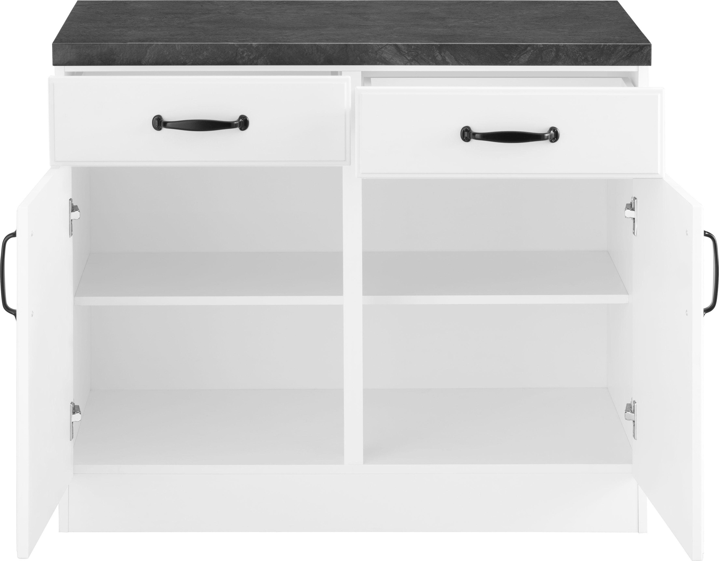 wiho Küchen Unterschrank »Erla« 100 cm breit mit Kassettenfront