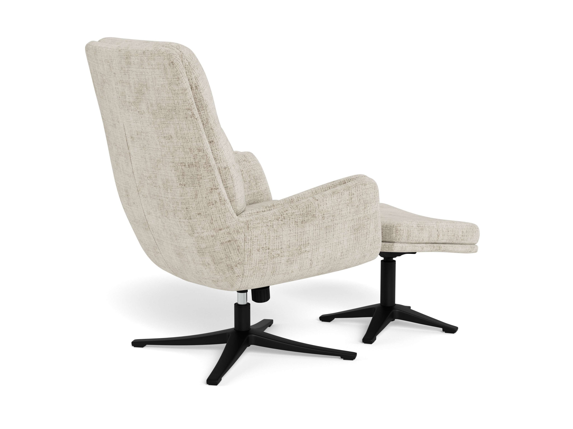 ACTONA GROUP Loungesessel »Sessel, Polsterstuhl« Recliner, beige, drehfunktion