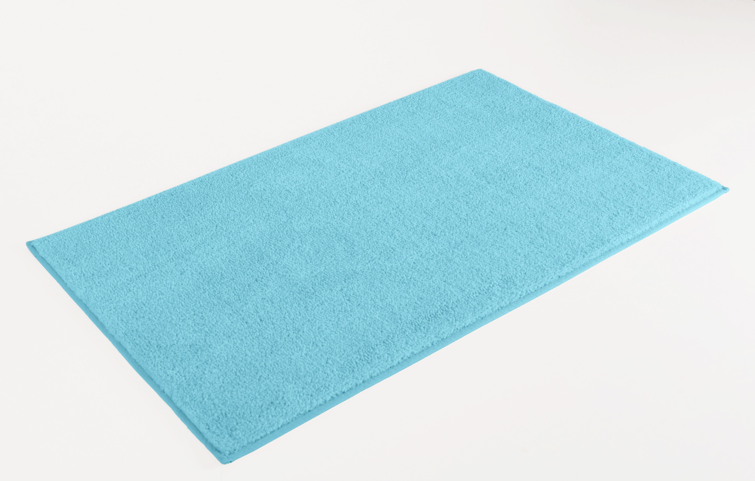 my home Badematte »Vanessa, Badvorleger, Badezimmer Teppich«, rutschhemmend beschichtet, schnell trocknend-fussbodenheizungsgeeignet-strapazierfähig, Badteppich, weiche Haptik, unifarben