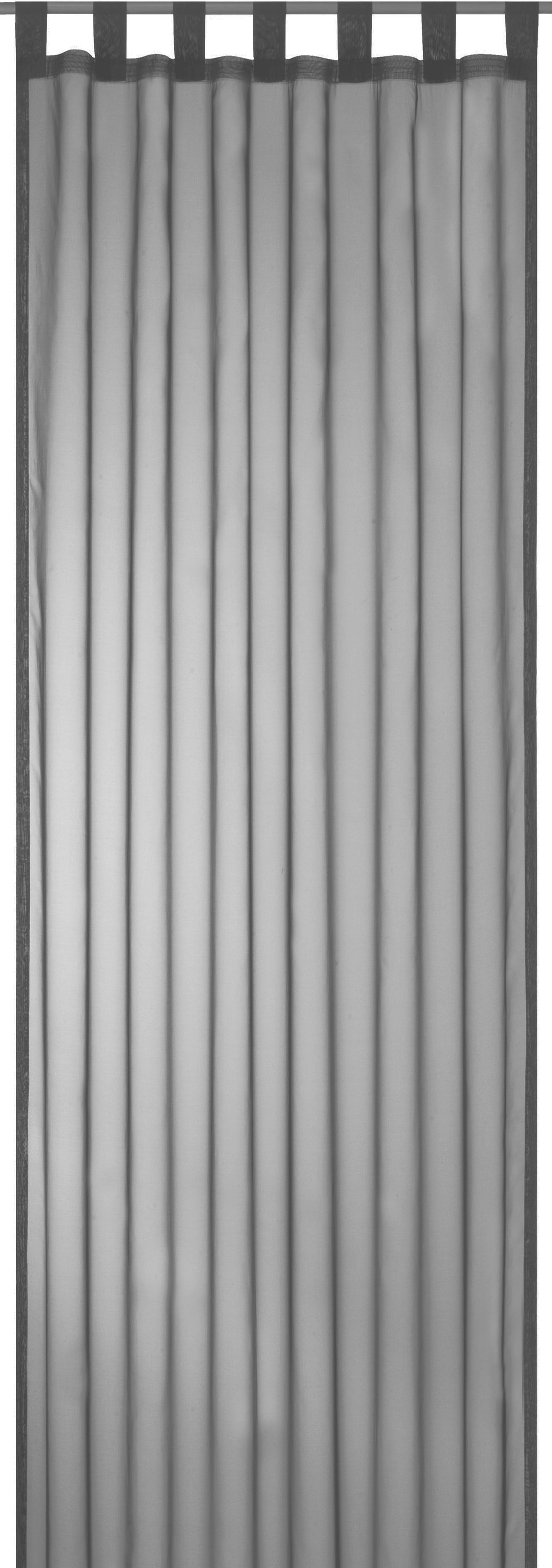 Image of ELBERSDRUCKE Gardine »Sevilla«, (1 St.), Schlaufenschal mit Kräuselband Sevilla 03 apfel 300x140 cm halbtransparent bei Ackermann Versand Schweiz