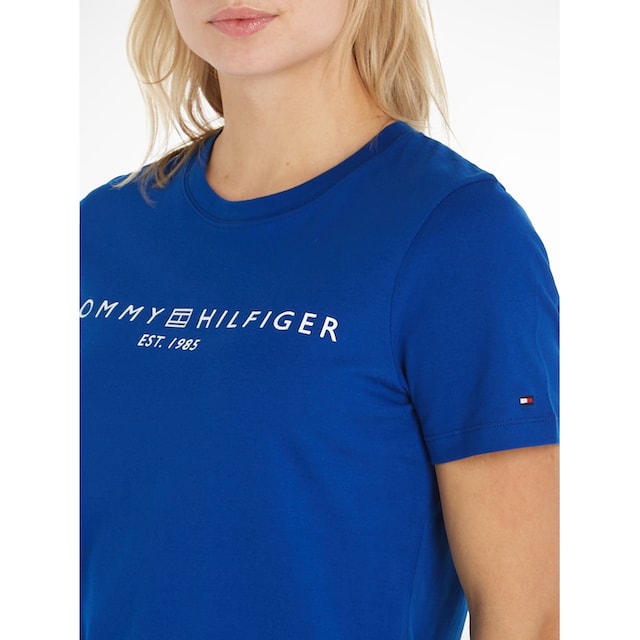 ♕ Tommy Hilfiger T-Shirt »REG CORP LOGO C-NK SS«, mit Logo  versandkostenfrei kaufen