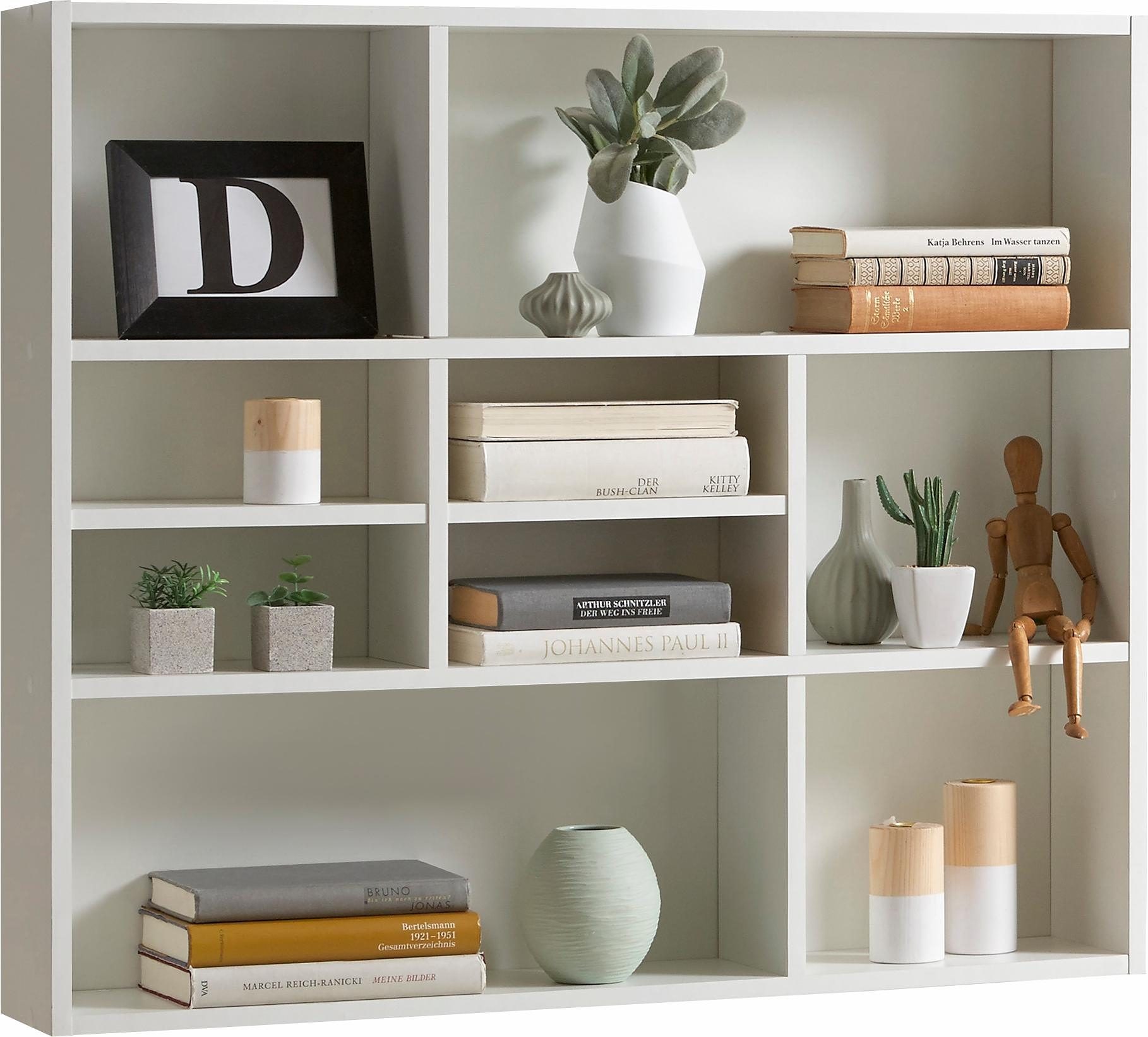 FMD Wandregal »Mika« Regal mit vielen Ablageflächen, 90 cm breit, 78,2 cm hoch