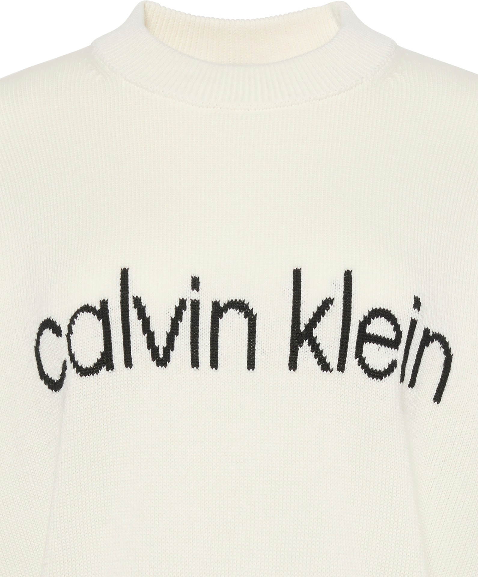 Calvin Klein Jeans Strickpullover »Cotton Graphic Pullover« Mit Rundhalsausschnitt