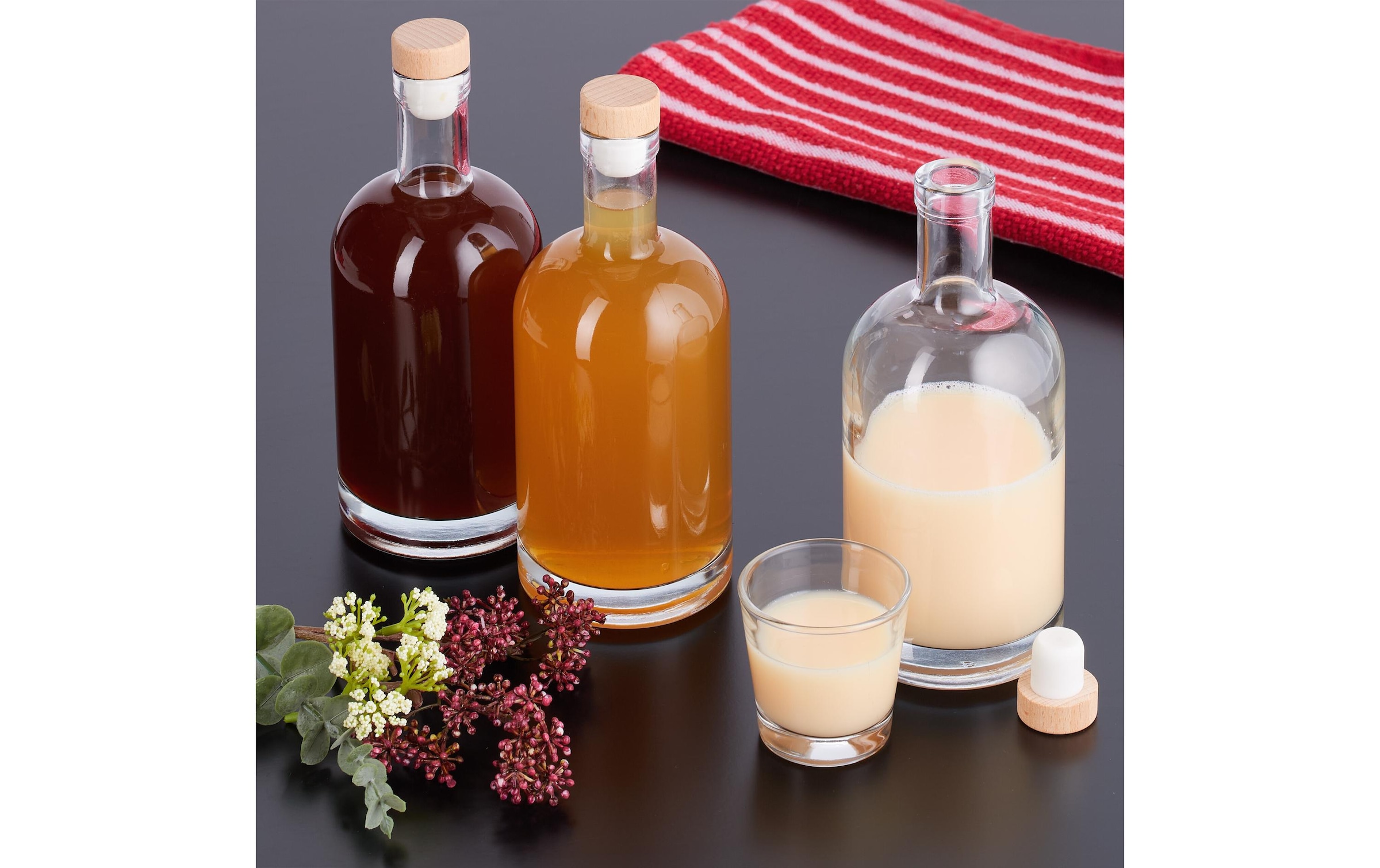 relaxdays Aufbewahrungsschüssel »500 ml 12 Stück«, (1 tlg.)