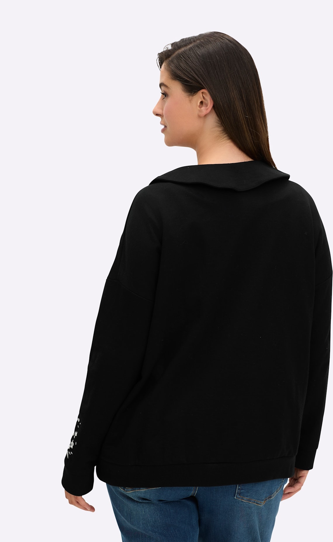 Sheego Shirtjacke »Sweatjacke« 1 Stk.