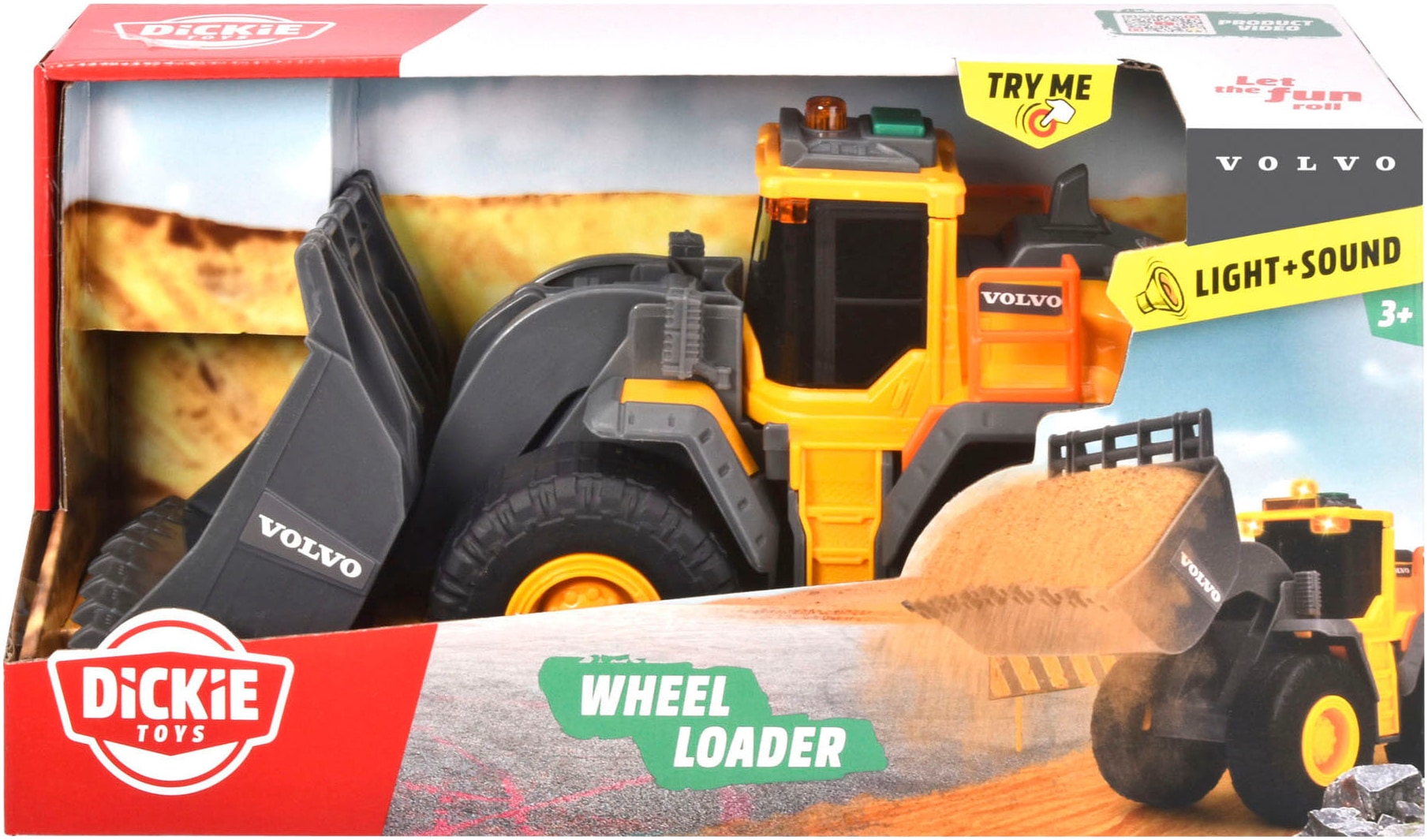 Dickie Toys Spielzeug-Radlader »Volvo Wheel Loader« mit Licht und Sound