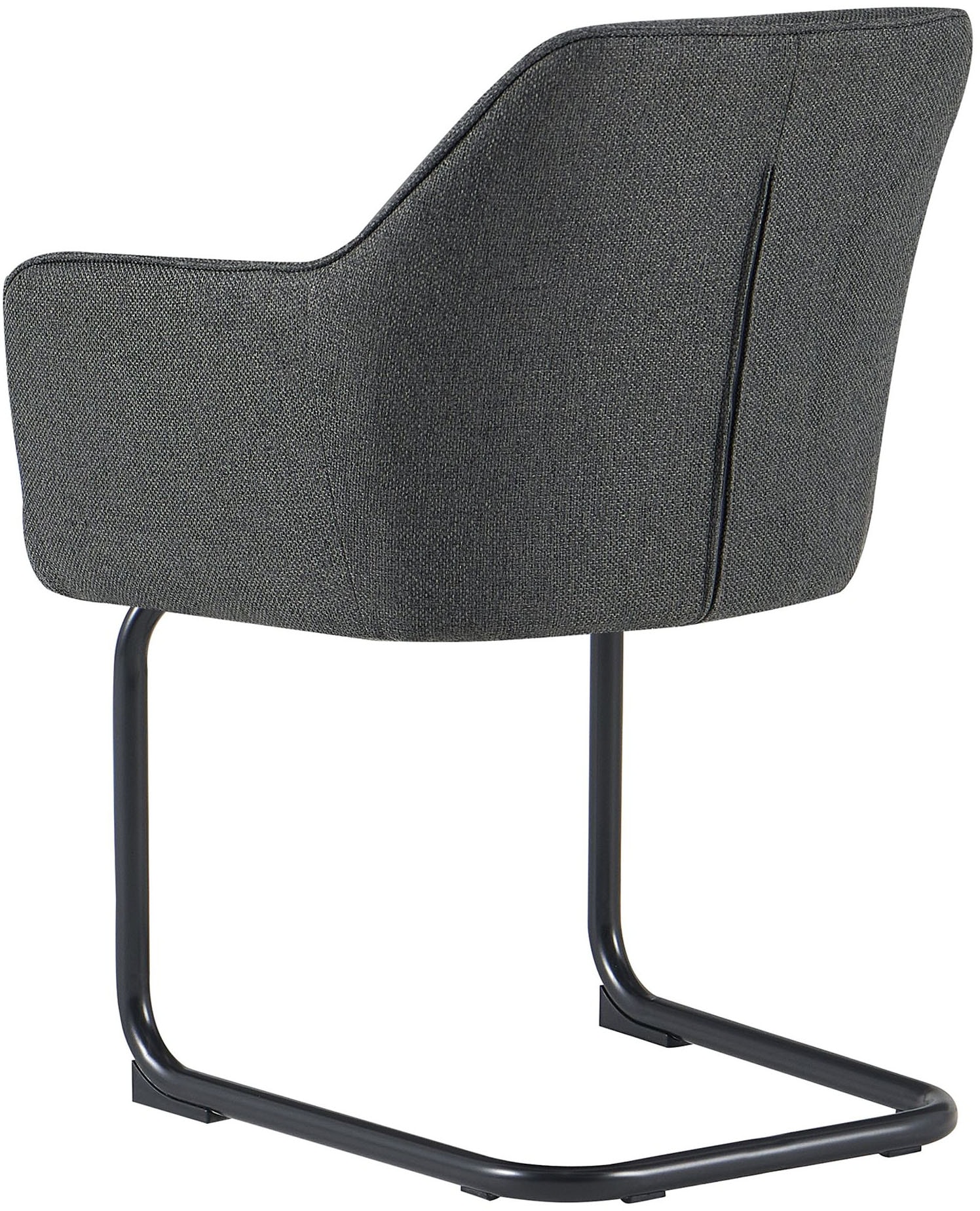 GOODproduct Chaise cantilever »Elba« (Set) 2 cuisgemütlicher Stuhl / Sessel, 180 Grad drehbar, Auto Return, Webstoff