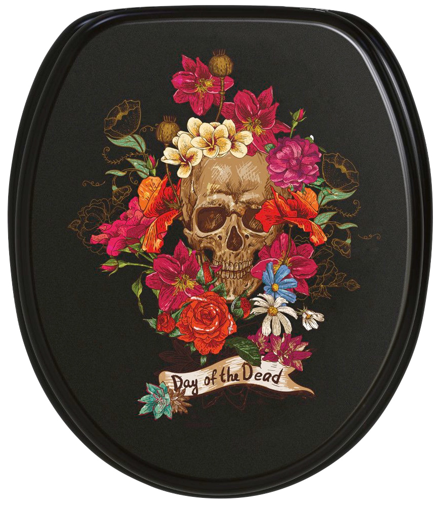 Image of Sanilo WC-Sitz "Day of the Dead" mit Absenkautomatik