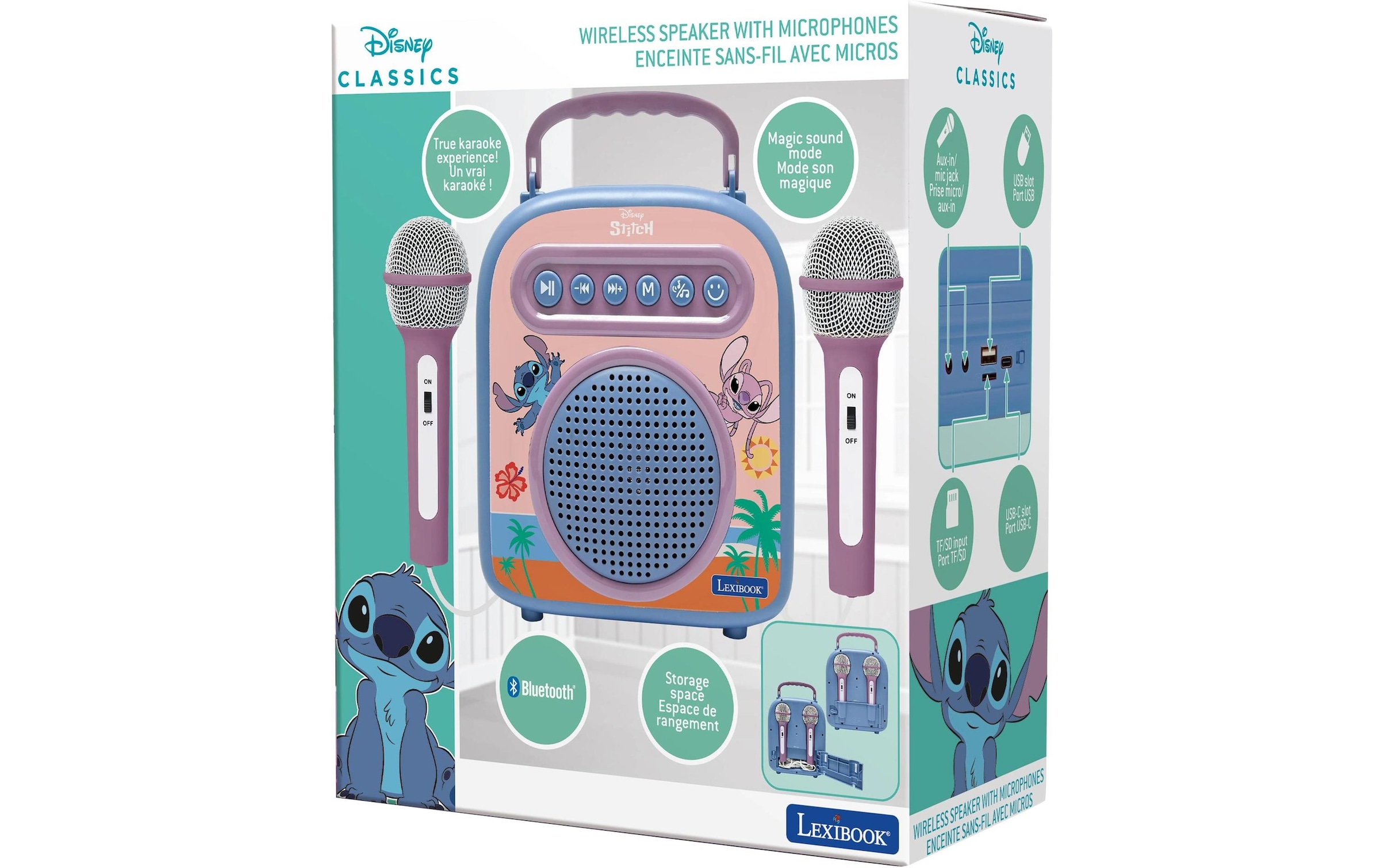 Lexibook® Haut-parleur Bluetooth »Stitch mit 2 Mikrofonen« ( )