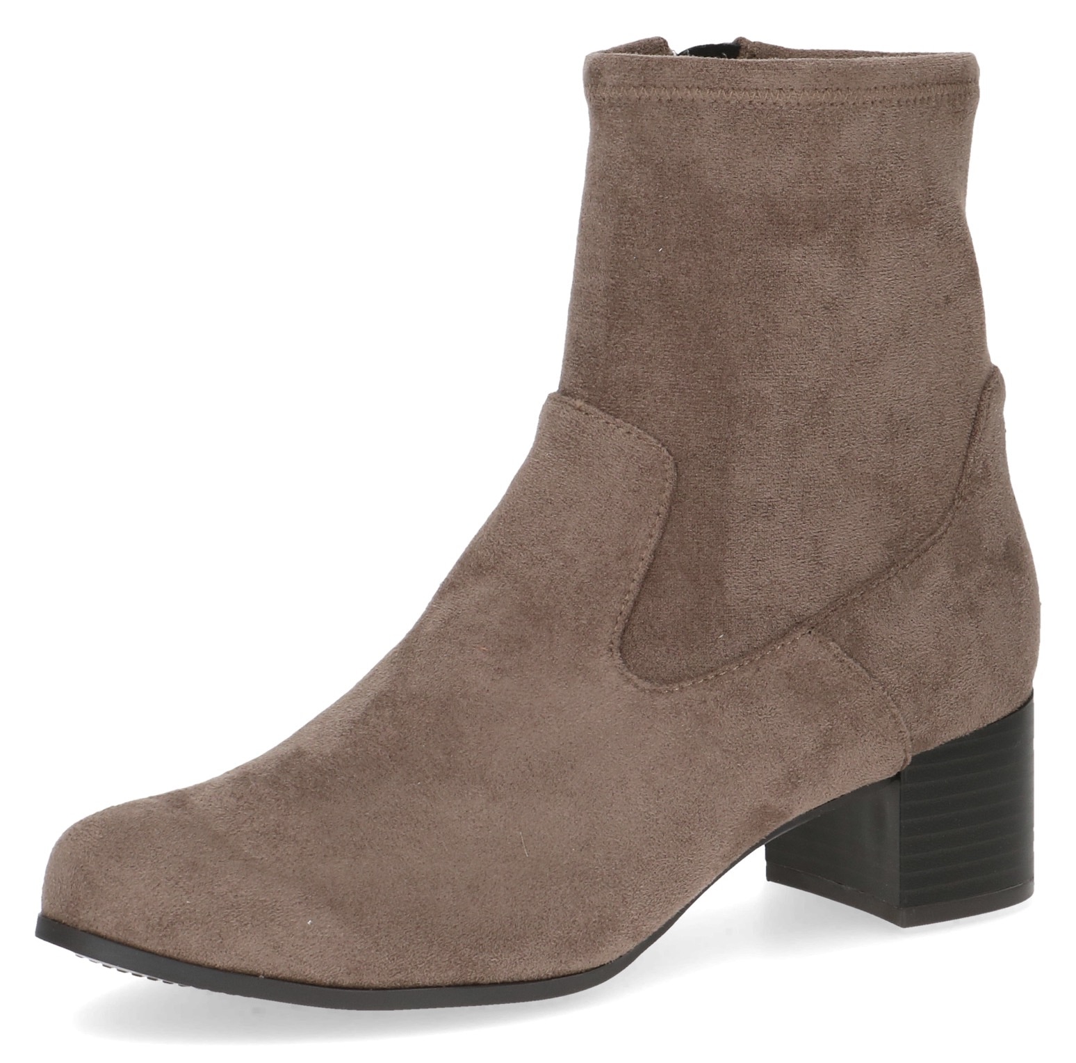 Caprice Bottines  , talon bloc, chaussure business avec fermeture éclair intérieure pratique