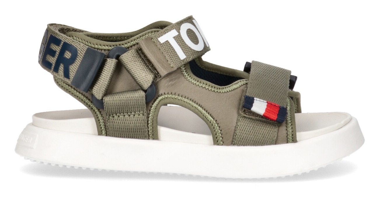 Image of Tommy Hilfiger Sandale »VELCRO SANDAL«, mit plakativem Logo bei Ackermann Versand Schweiz