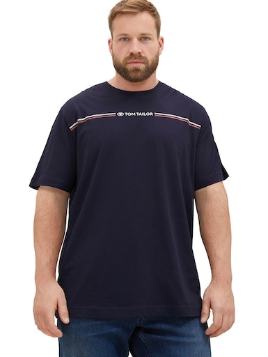 TOM TAILOR PLUS T-Shirt, mit spassigem Pailletten-Frontprint