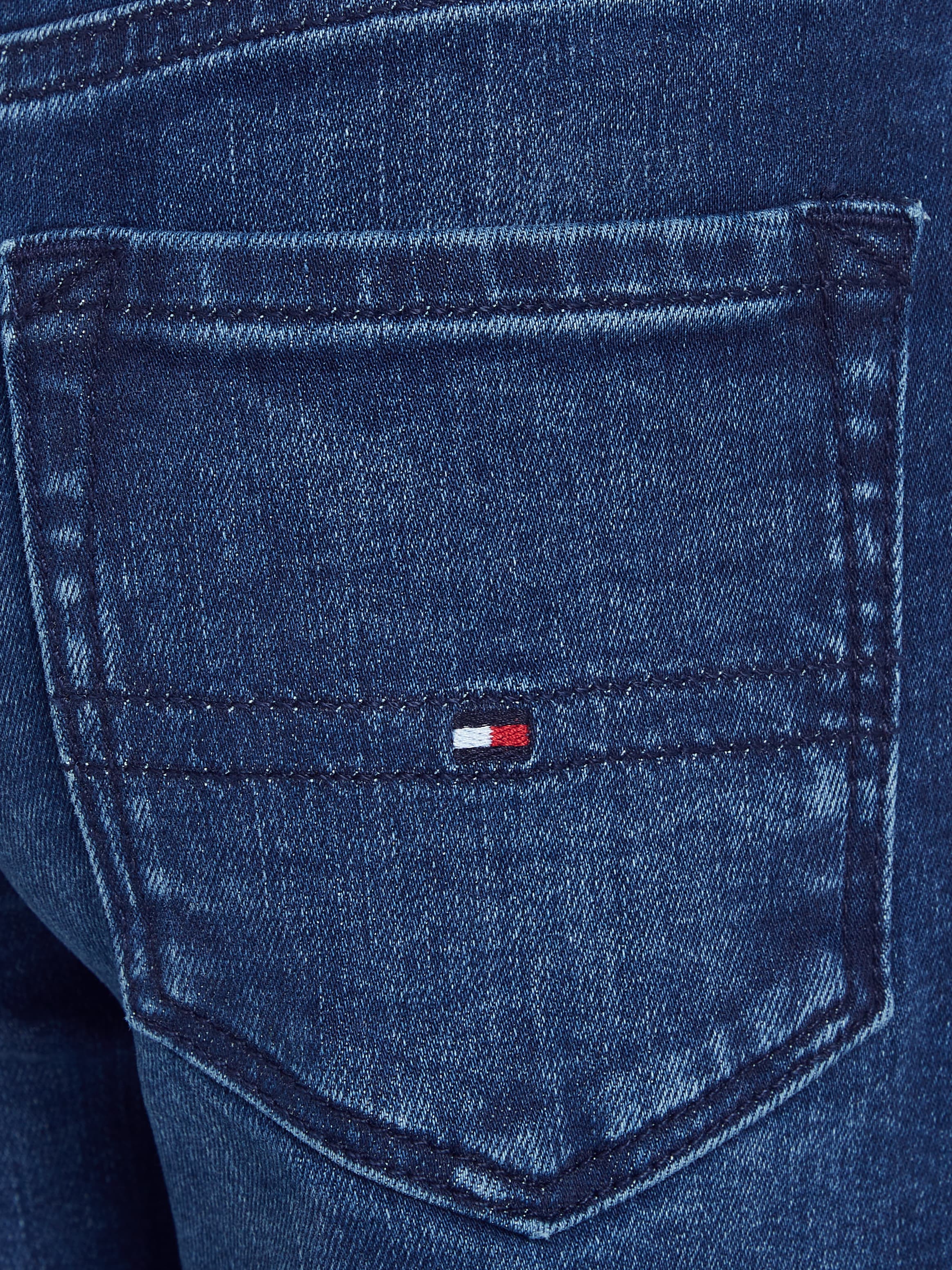 Tommy Hilfiger Skinny-fit-Jeans »SCANTON Y CORAL BLUE DENIM«, Kinder bis 16 Jahre mit Logostickerei