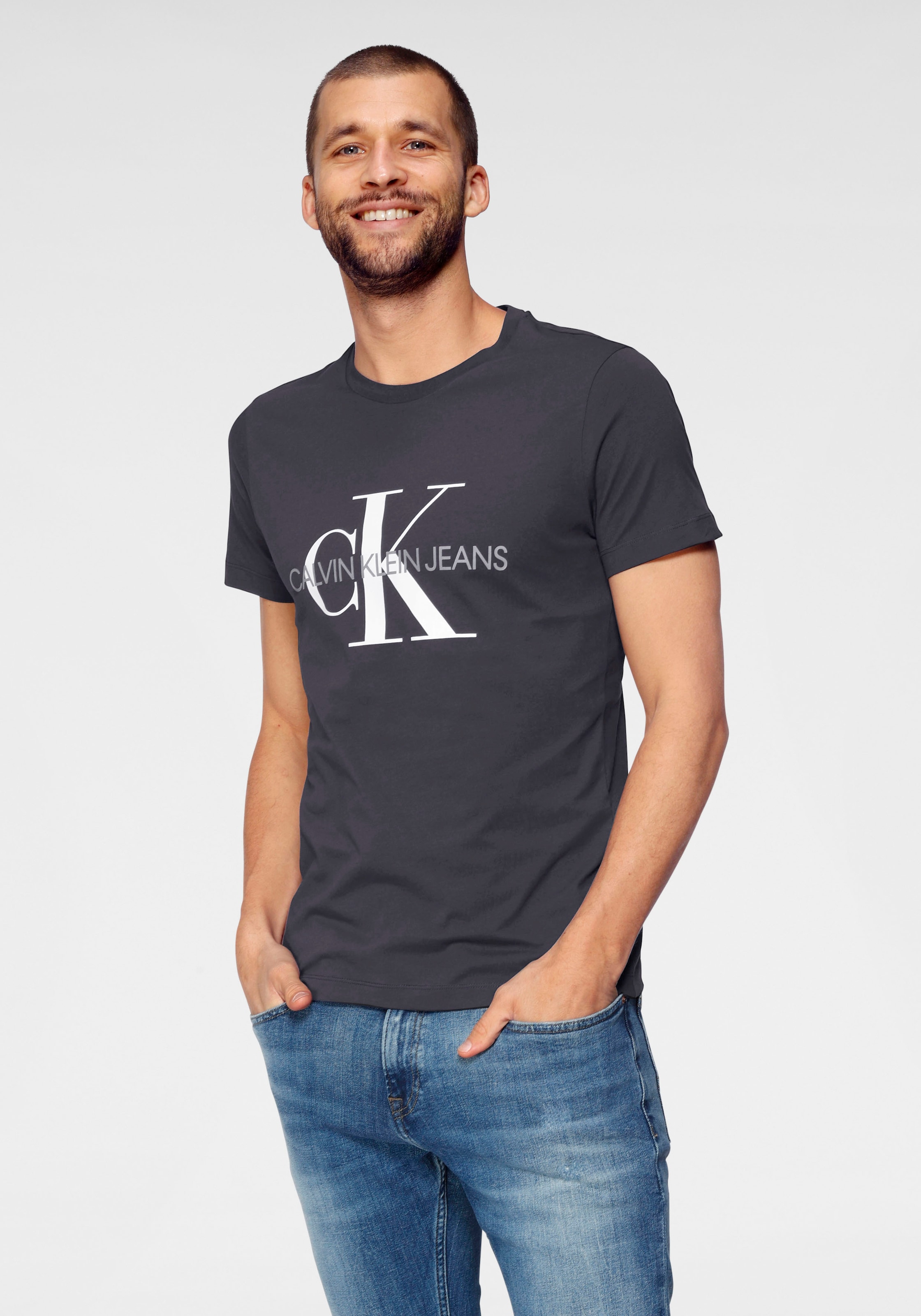 Calvin Klein Jeans T-Shirt »ICONIC MONOGRAM SLIM TEE«