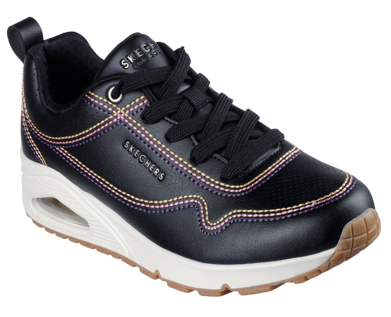 Image of Skechers Sneaker "UNO-LUXURIOUS STITCHES", Keilsneaker, Plateausneaker mit Skech-Air Funktion