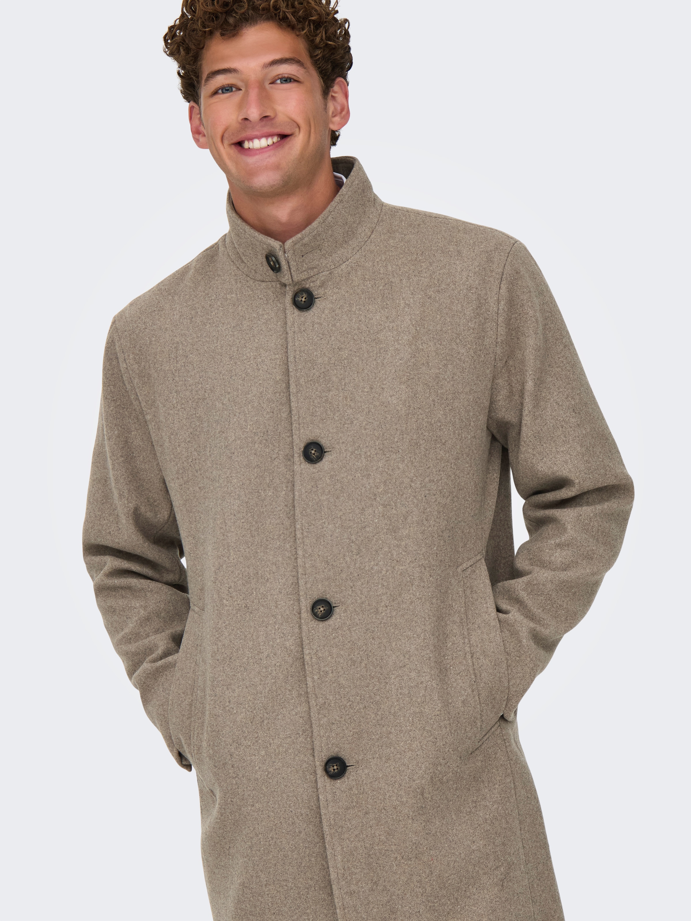 Image of ONLY & SONS Kurzmantel "ONSCHARLES WOOL COAT OTW"