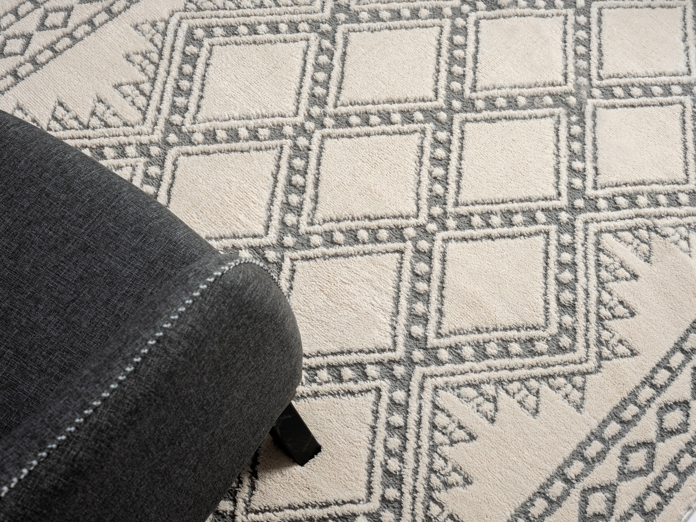 Myflair Möbel & Accessoires Hochflor-Teppich »Moroccan Tradition Lagerräumung«, rechteckig, 24 mm Höhe, modern, marokkanisches Design, flauschig weich durch Hochflor
