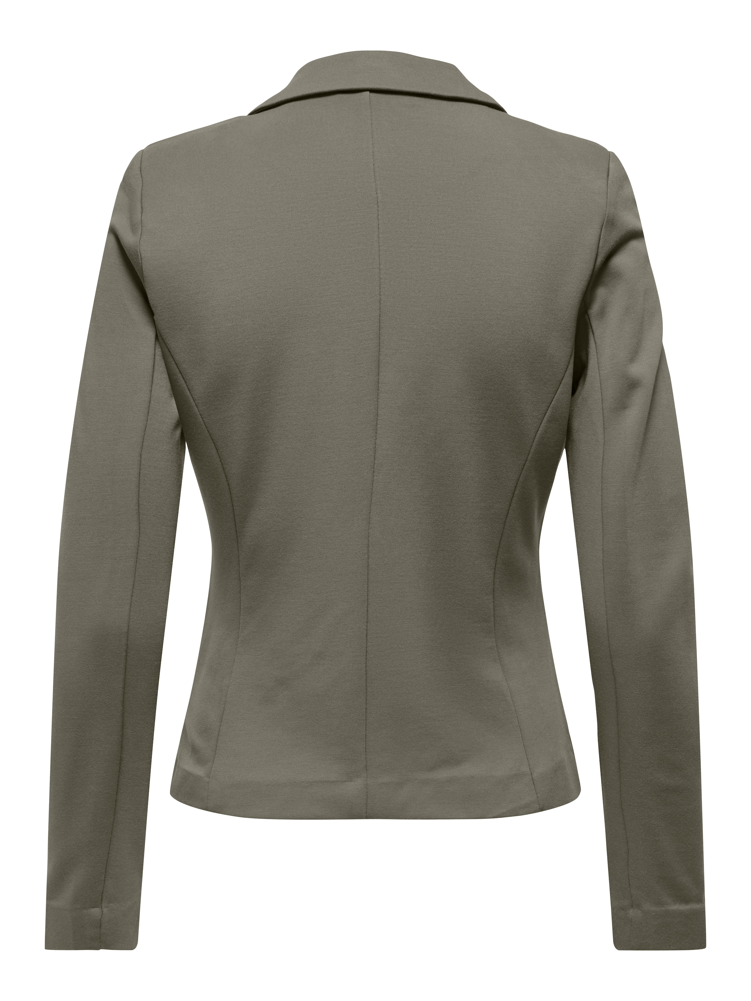 ONLY Blazer en jersey »ONLPOPTRASH – 2-Knopf Blazer mit taillierter Silhouette« regular fit, Milano Rib, Materialmix, Reverskragen, unifarben