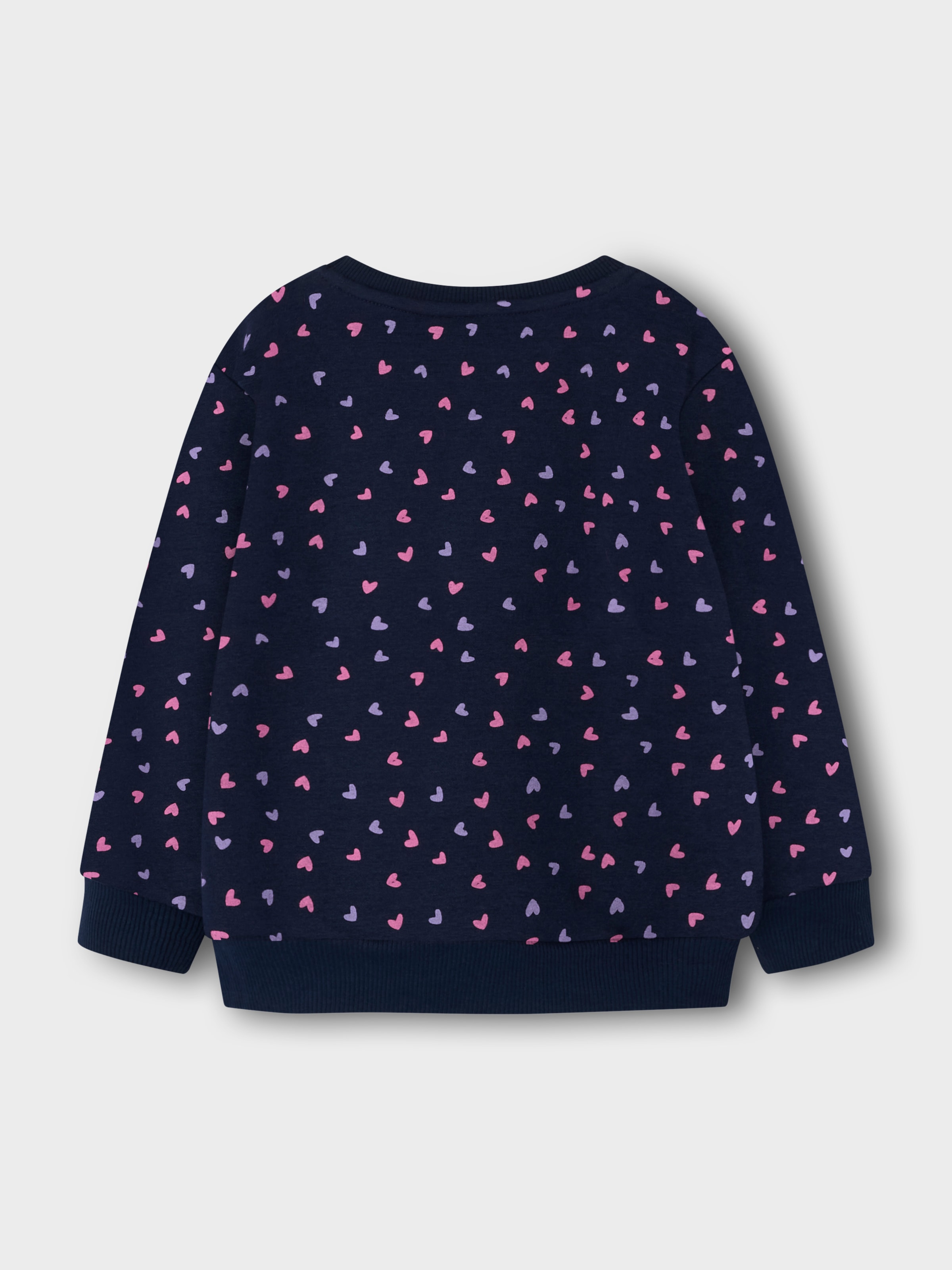 Name It Sweat-shirt »NMFDAVINA LS SWEAT FLEECE BRU NOOS«, en forme classique avec superbe imprimé intégral
