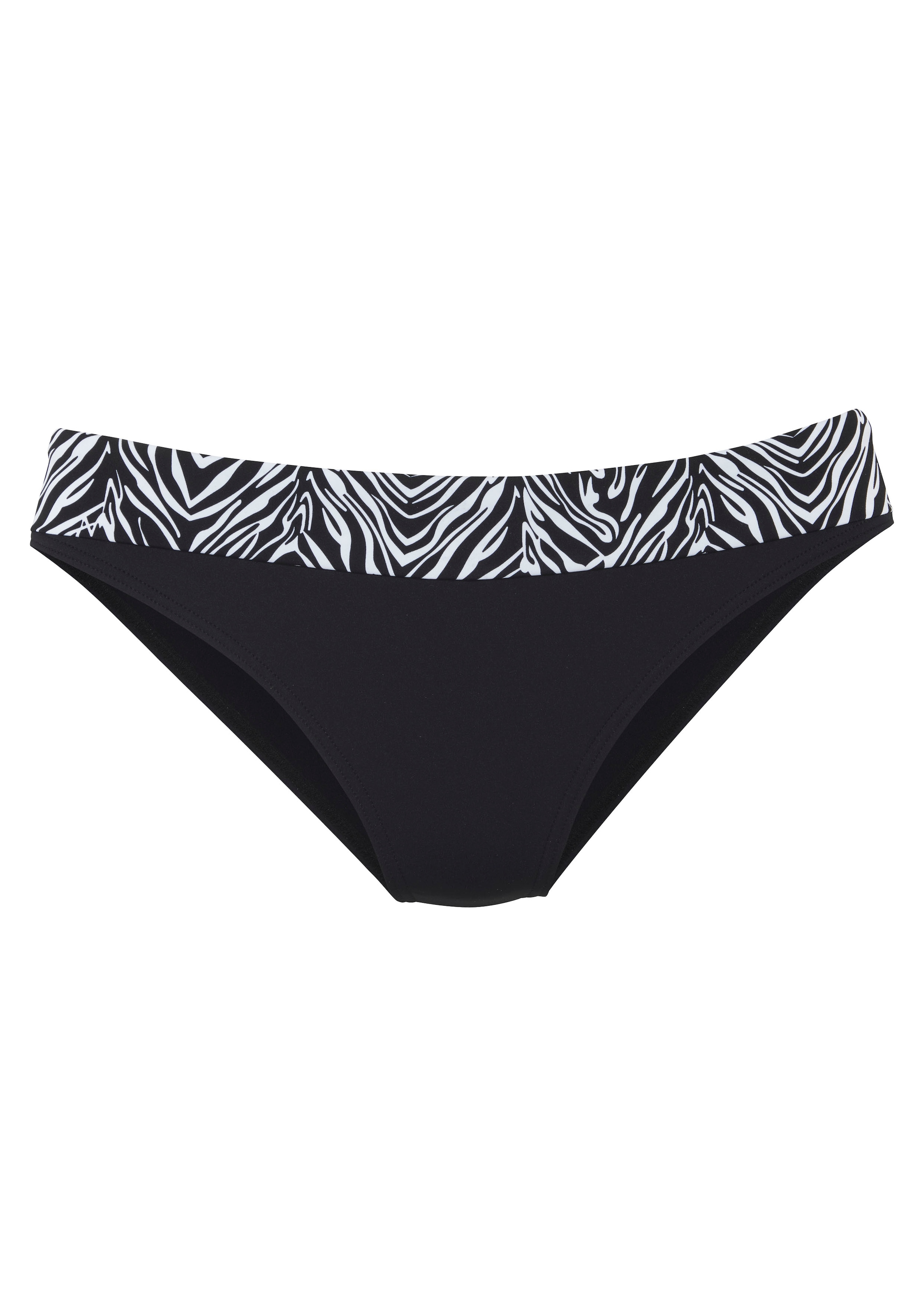Image of s.Oliver Bikini-Hose "Kanto" mit Umschlagbund im Animal-Design