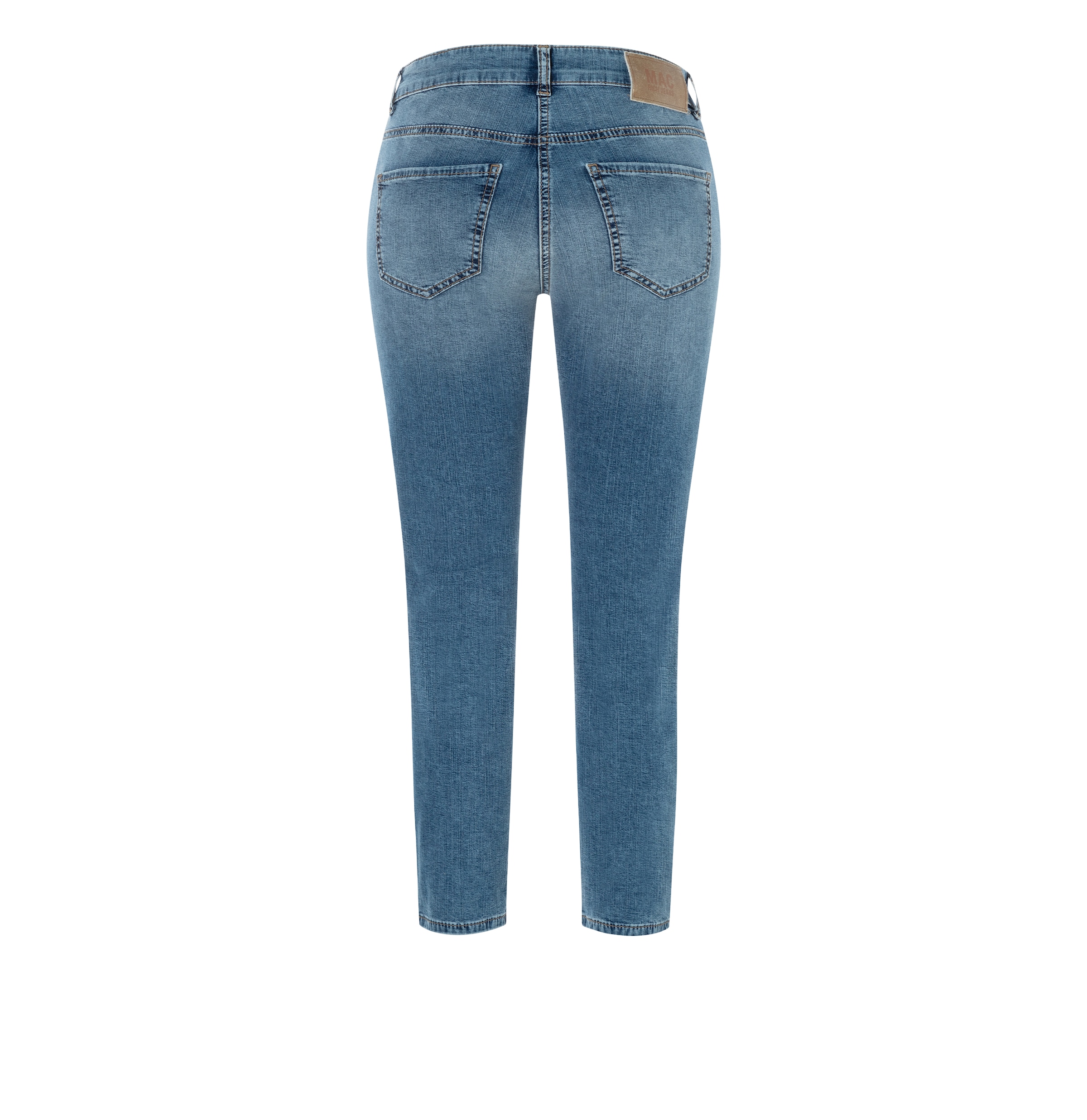 MAC Slim-fit-Jeans »RICH SLIM 7/8 flower« mit Schmucksteinen