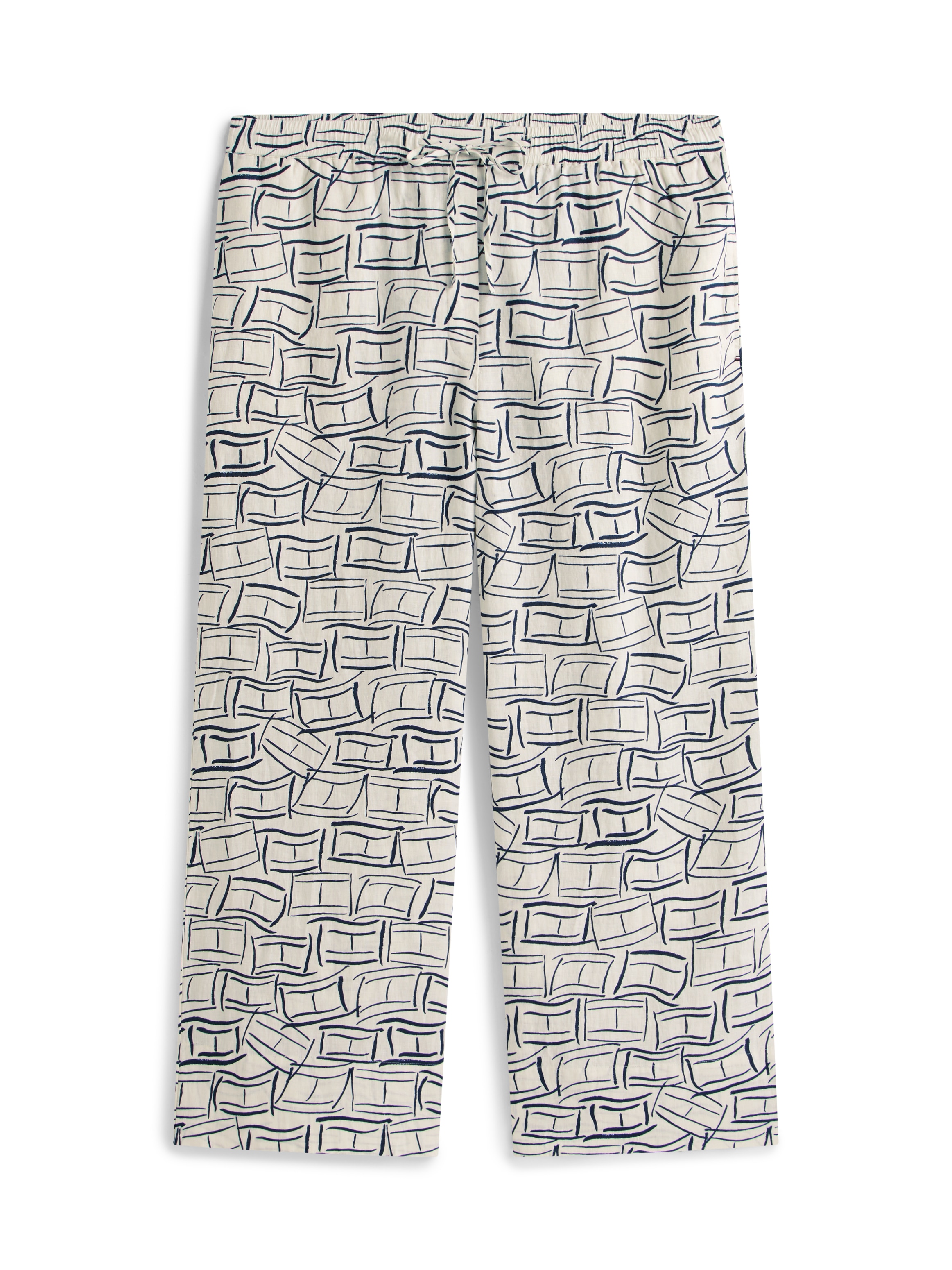Tommy Hilfiger Curve Pantalon en tissu »CRV ESS LINEN PULL ON PANTS«  in grossen Grössen