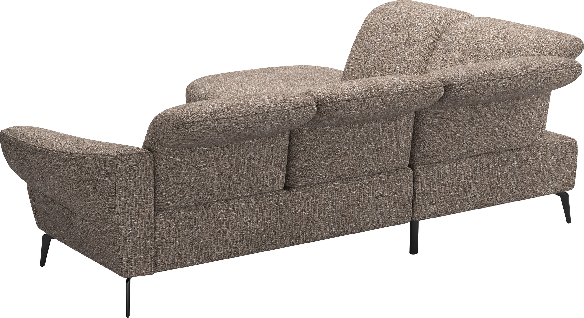 sit&more Ecksofa »Dance, L-Form, inkl. Sitztiefenverstellung«, inkl. Click&Seat, optional mit Kopfteilverstellung