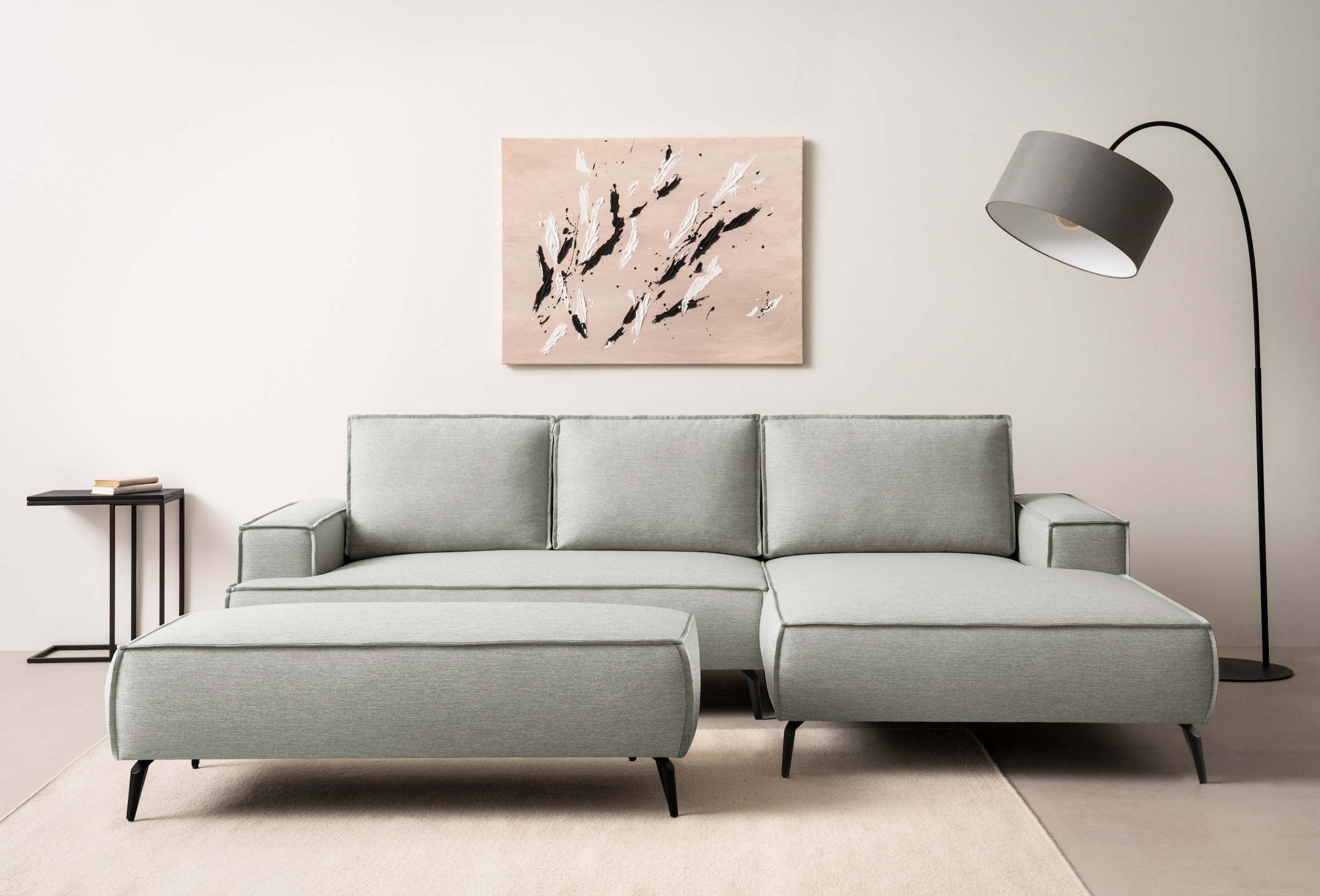 GOODproduct Sitzgruppe »TVINNU« Set,  Set, stellbar zum Schlafsofa (Krokodilverbinder)
