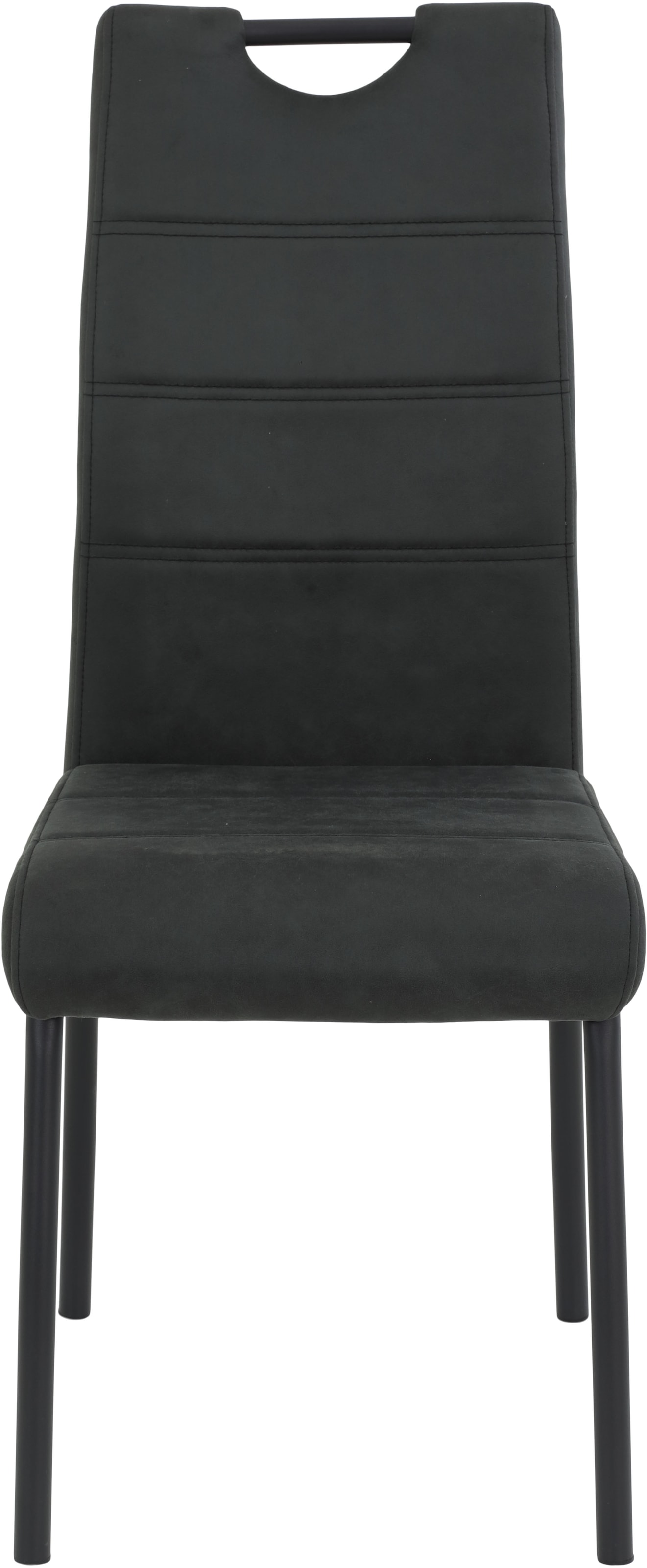 HELA Chaise à 4 pieds »PETRA« (Set) 1 cuisVierfussstuhl; Vintage Optik; mit Griff; Rundrohrgestell