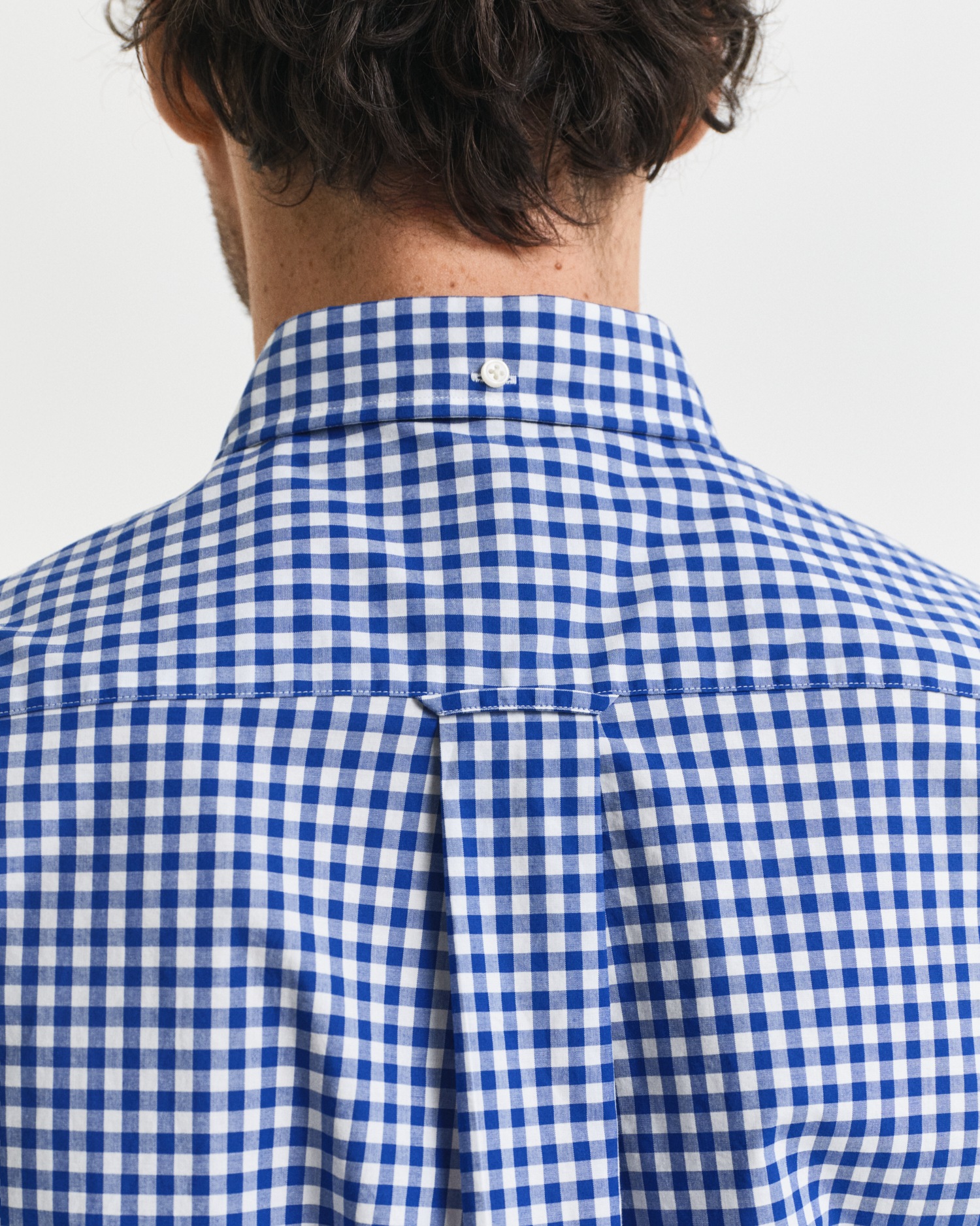Gant Chemise à manches longues »REG POPLIN GINGHAM SHIRT«, mit Logostickerei auf der Brust
