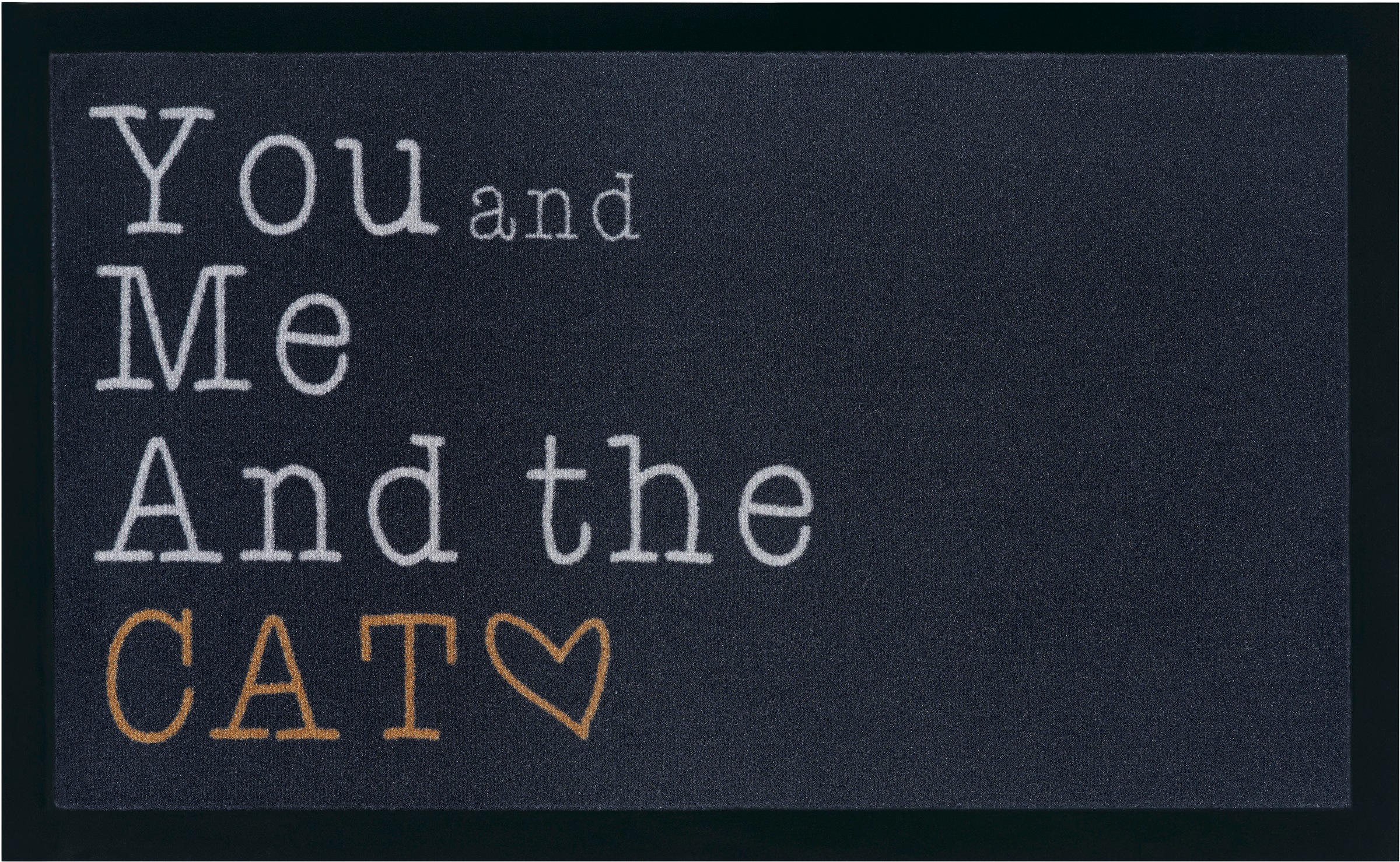 Image of my home Fussmatte »Cat«, rechteckig, 5 mm Höhe, In- und Outdoor geeignet, Rutschfest, Waschbar, Cat, mit Spruch, Robust, Pflegeleicht, Eingang bei Ackermann Versand Schweiz