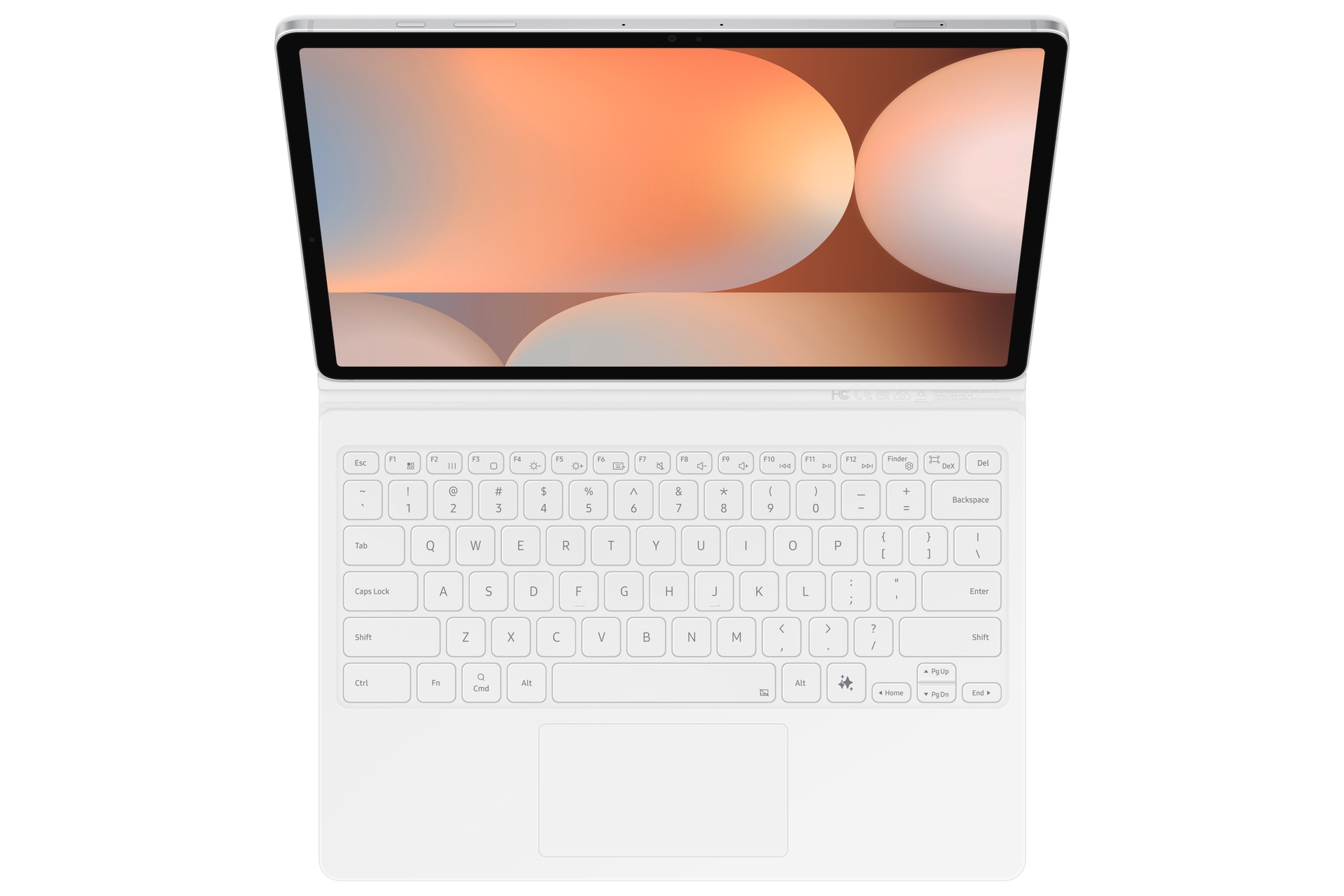 Samsung Tablet-Hülle »Book Cover Keyboard für Galaxy Tab S10+ | S9+ | S9 FE+«, Tastatur Cover, Schutzhülle, Tablethülle, Case, Schutzcase, stossfest