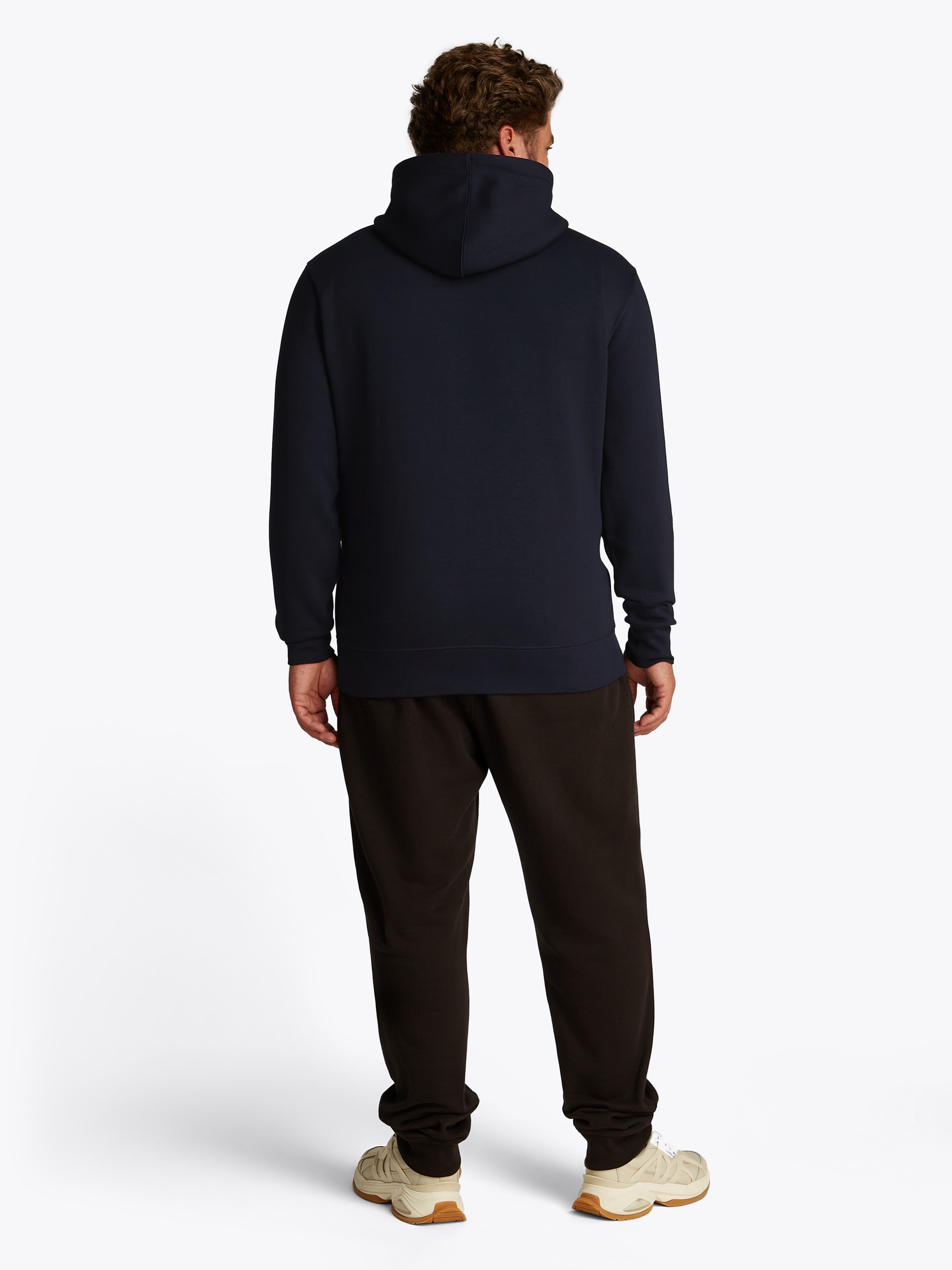 Tommy Hilfiger Big & Tall Sweatshirt »BT-SCRIPT LOGO HOODY-B«, in Grossen Grössen, Logostickerei