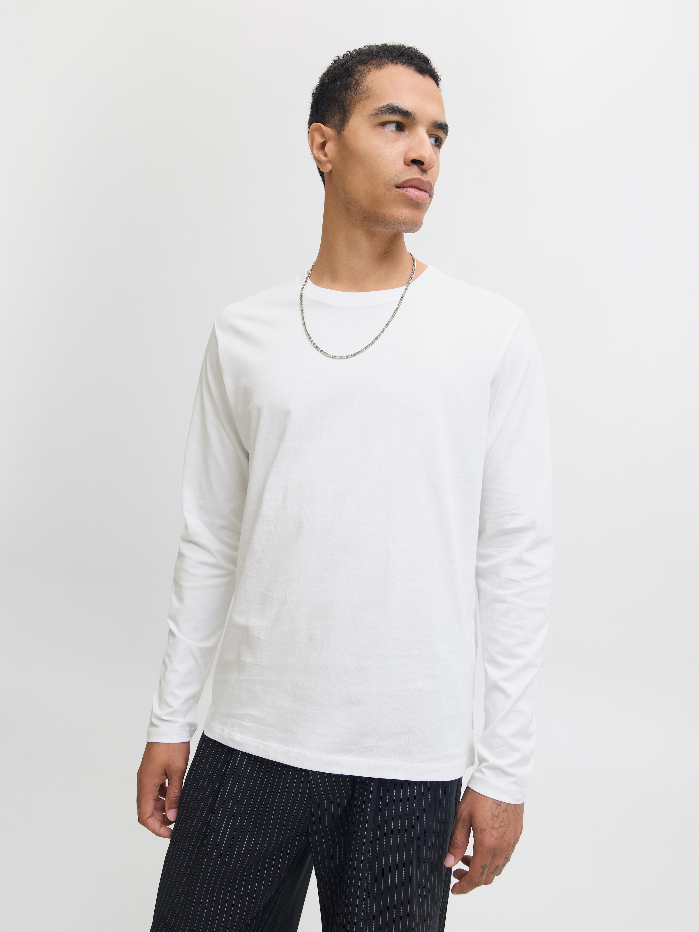Image of Jack & Jones Rundhalsshirt "JJEORGANIC BASIC TEE LS O-NECK NOOS"