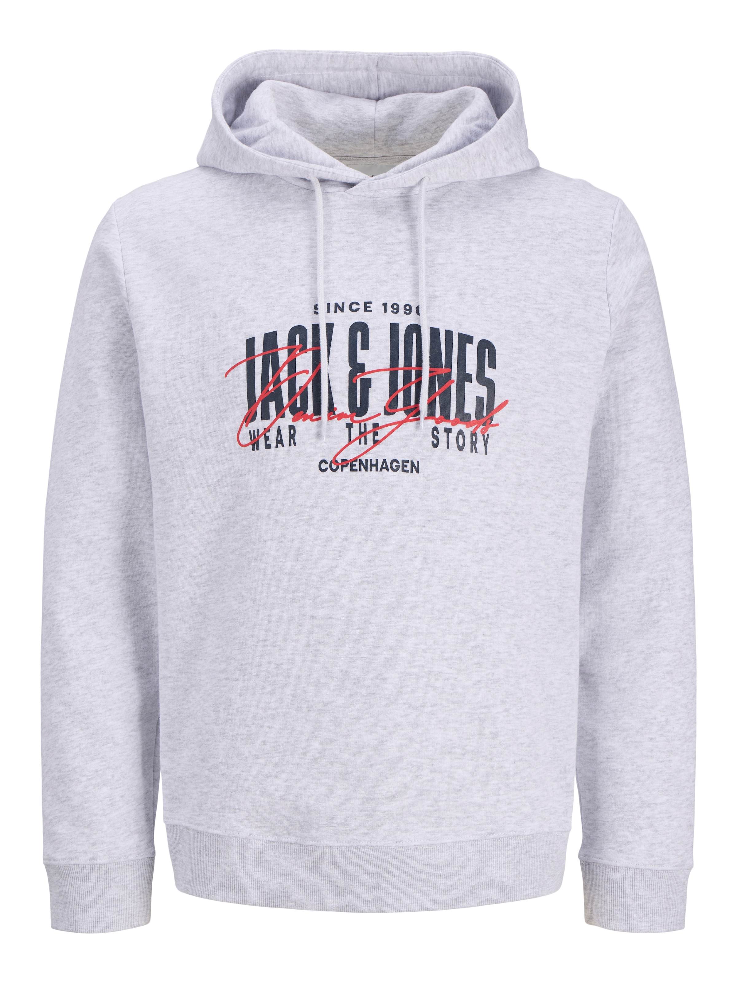 Jack & Jones Kapuzensweatshirt »JJAERO SWEAT HOOD«, Materialmix, regular fit
