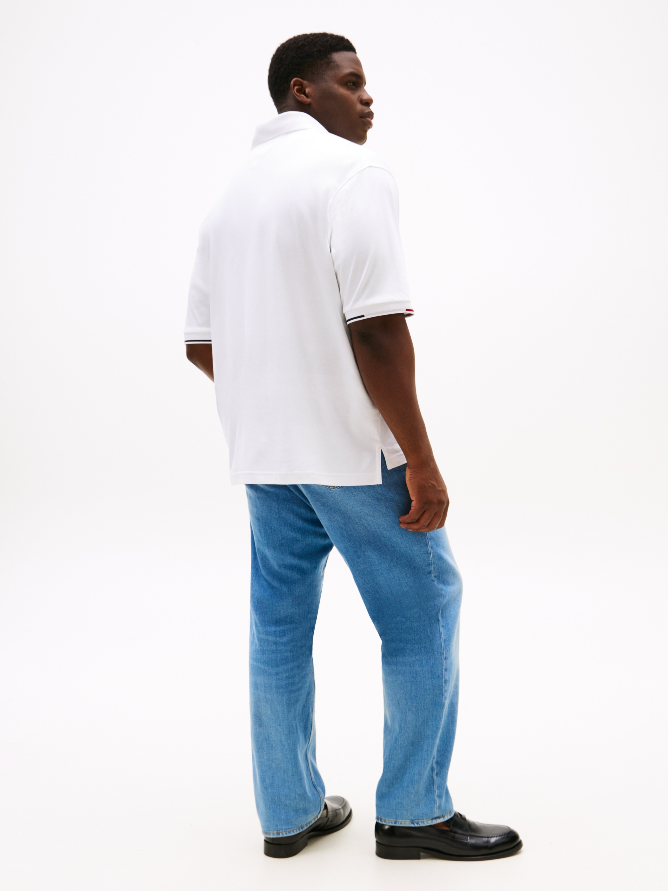 Tommy Hilfiger Big & Tall Poloshirt »BT-INTERLOCK FLAGCUFF SLIM FIT-B«, Grosse Grössen