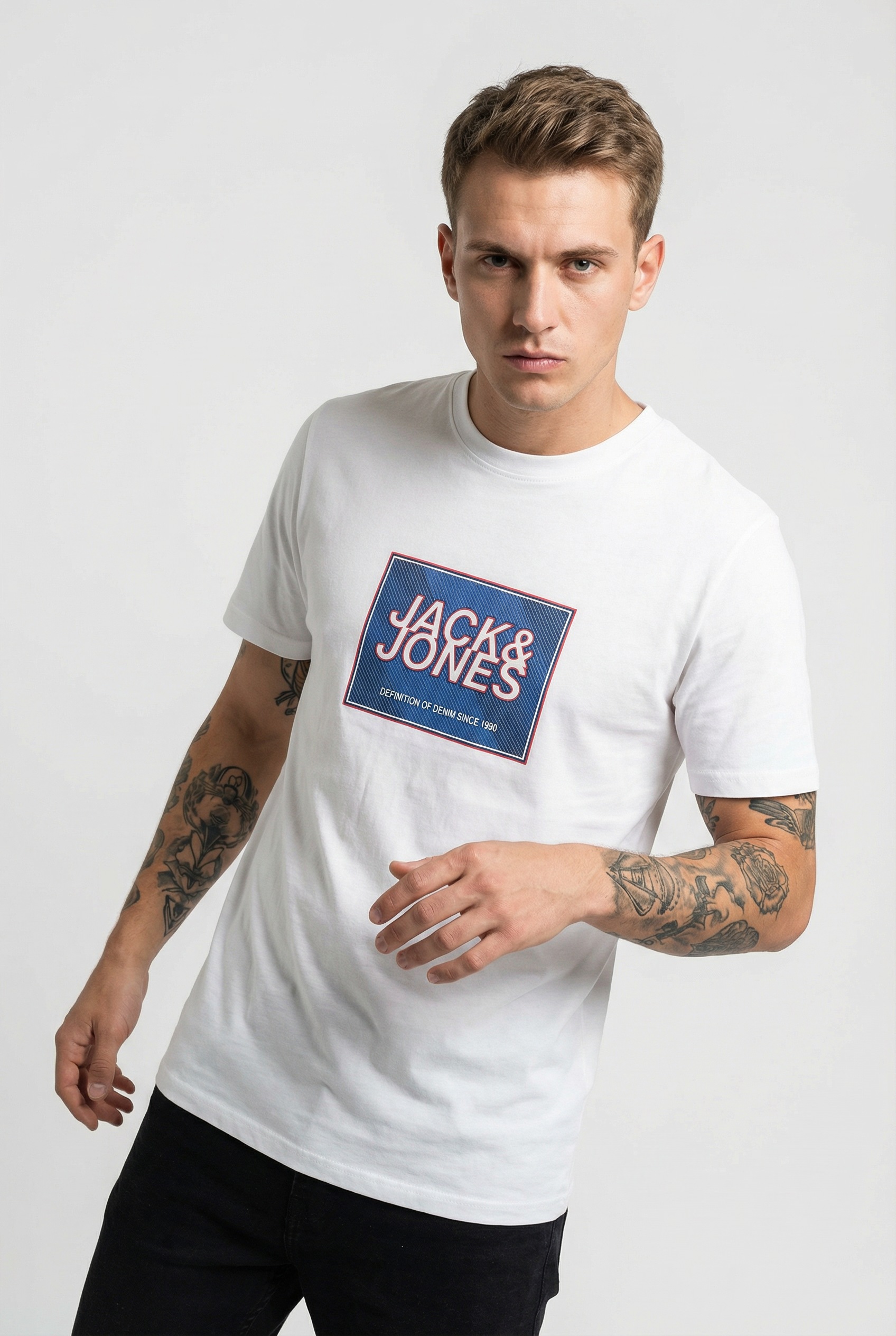 Image of Jack & Jones Rundhalsshirt "JJRAIN TEE SS CREW NECK"