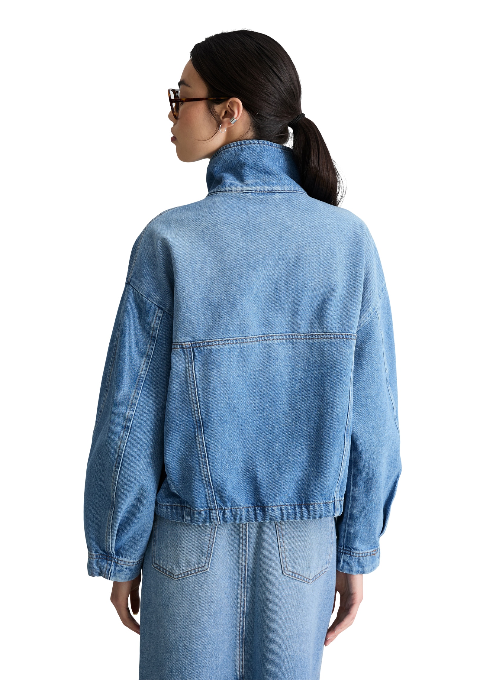 Marc O'Polo DENIM Veste en jean Funnel-Neck-Jeansblouson oversize