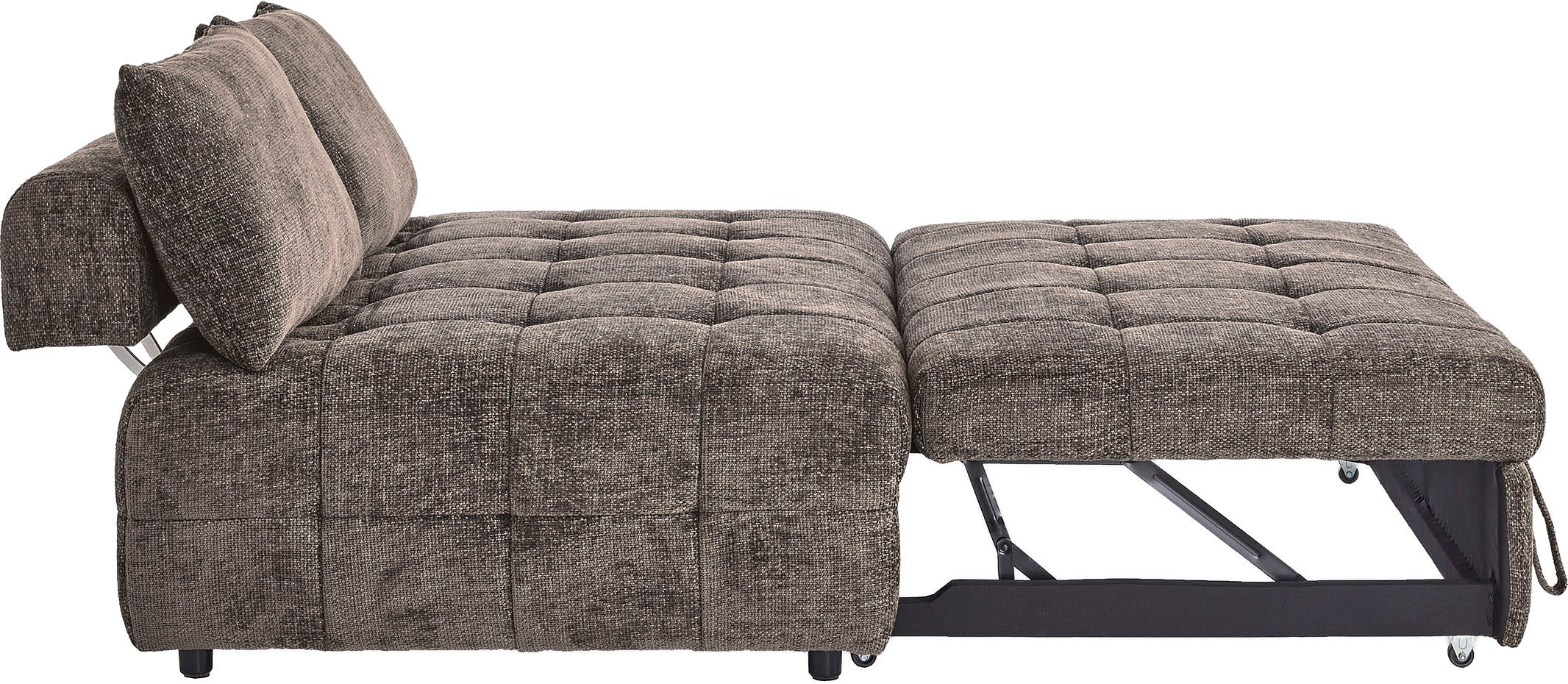 ATLANTIC home collection Canapé-lit 2-Sitzer Schlafsofa mit Sitztiefenverstellung (2x)