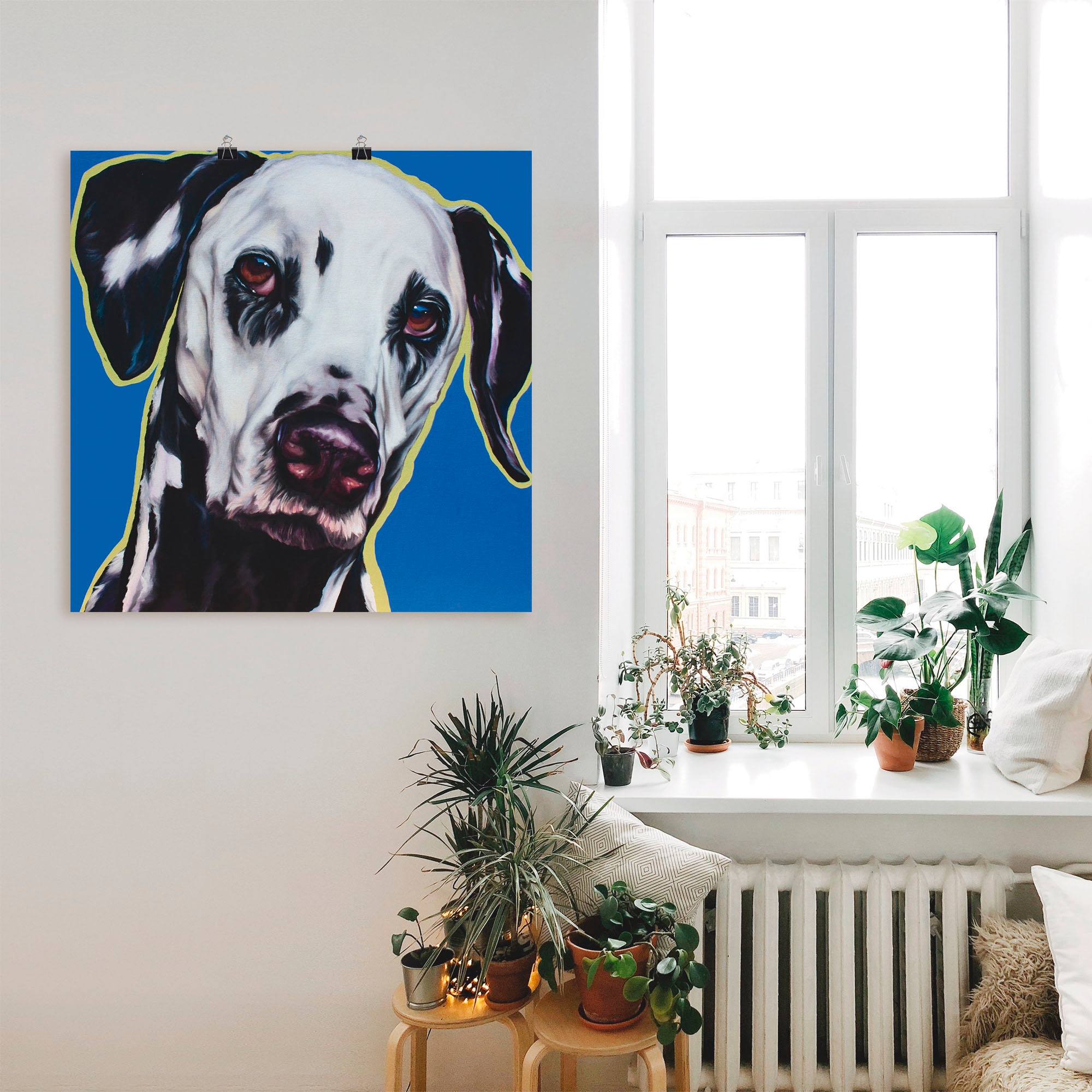 Artland Wandbild »Dalmatiner Chet«, Haustiere, (1 St.), als Leinwandbild,  Wandaufkleber oder Poster in versch. Grössen bequem kaufen
