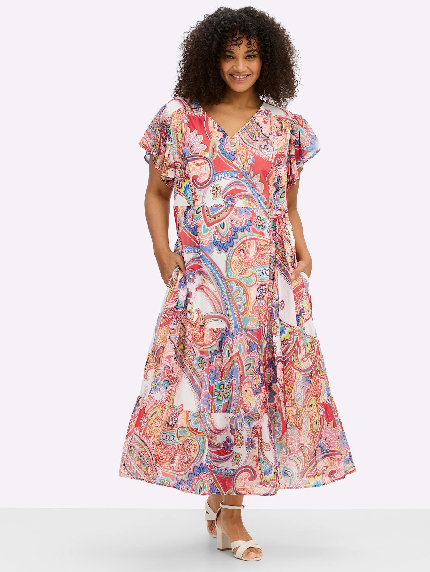 Image of sheego by Joe Browns Sommerkleid "Kleid" Eingrifftaschen