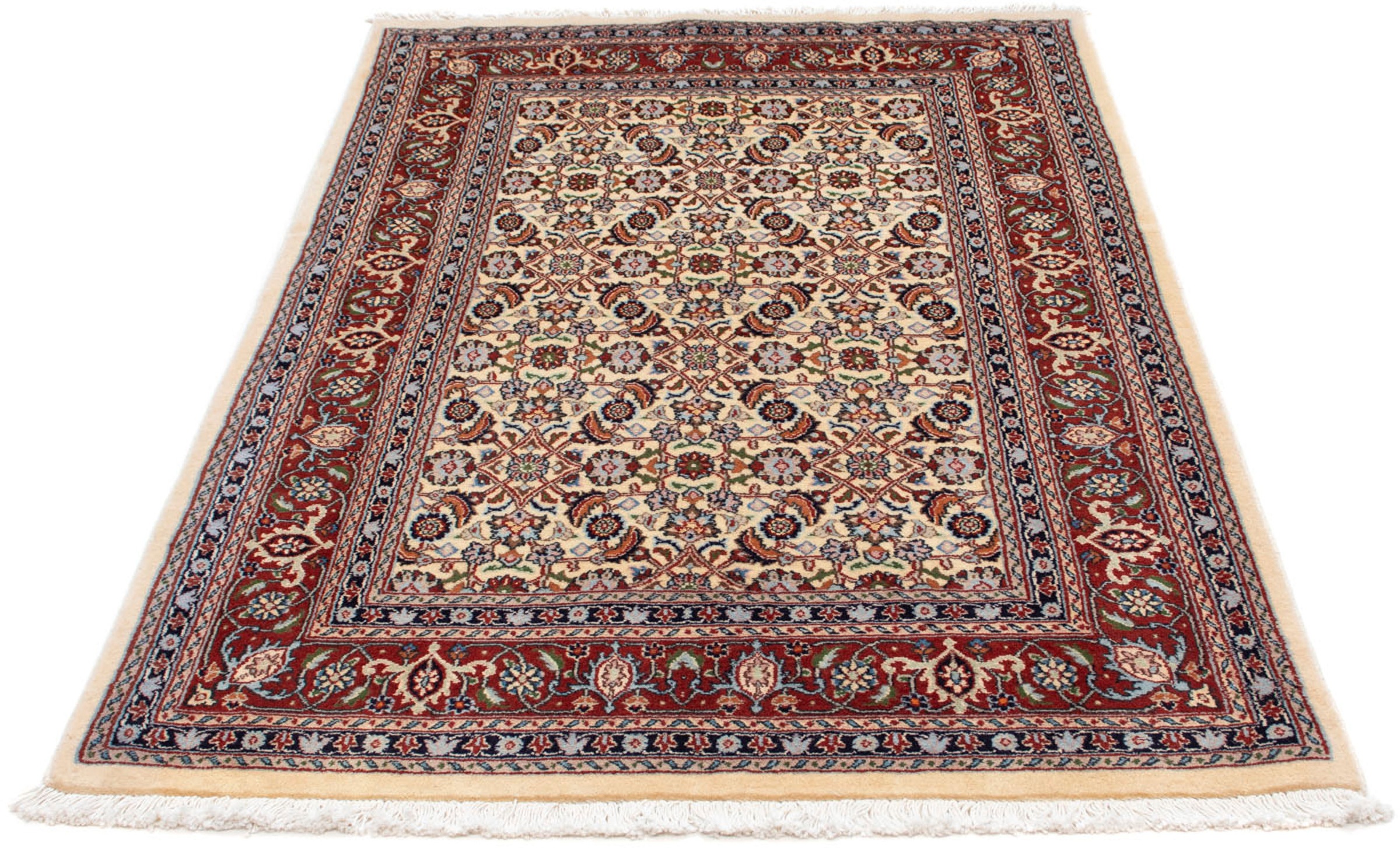 Image of morgenland Orientteppich »Perser - Classic - 162 x 106 cm - beige«, rechteckig, 10 mm Höhe, Wohnzimmer, Handgeknüpft, Einzelstück mit Zertifikat bei Ackermann Versand Schweiz